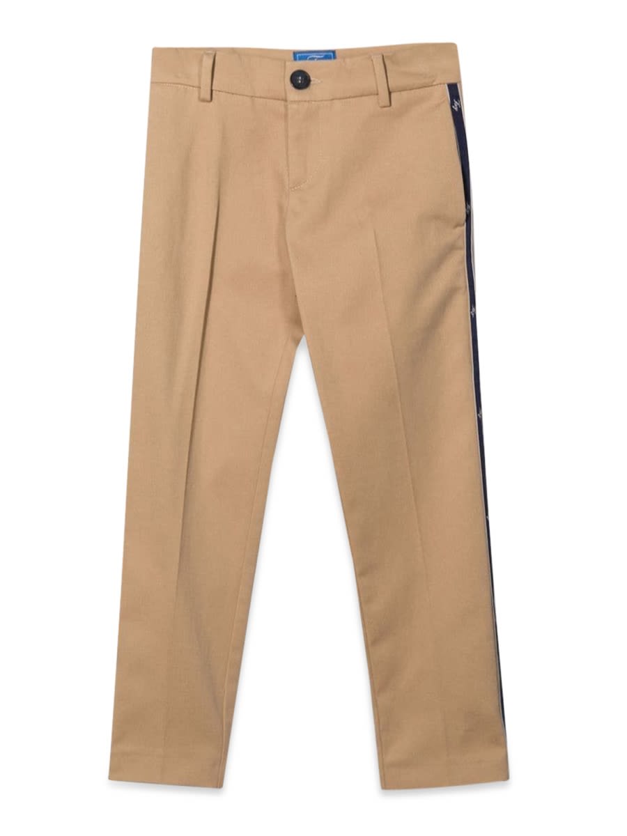 Shop Fay Chino Trouser In Brown