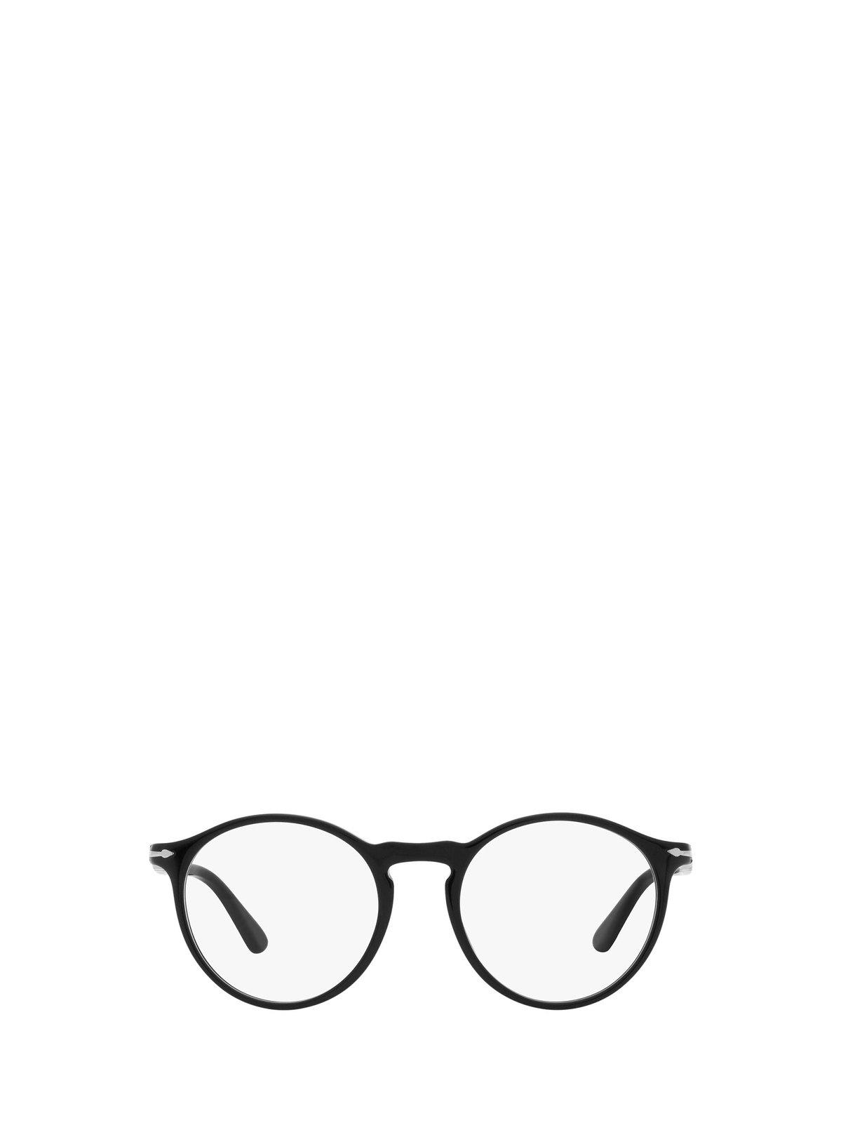 Shop Persol Round Frame Glasses In 95