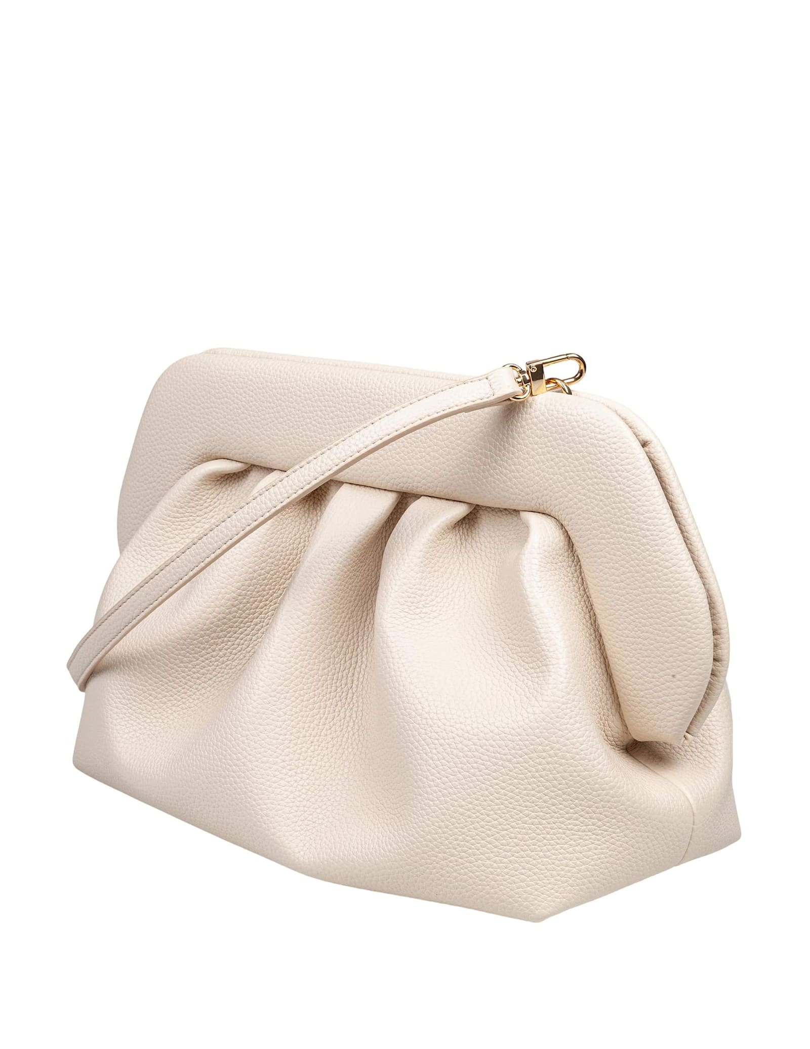THEMOIRÈ VEGAN FABRIC CLUTCH SHELL COLOR