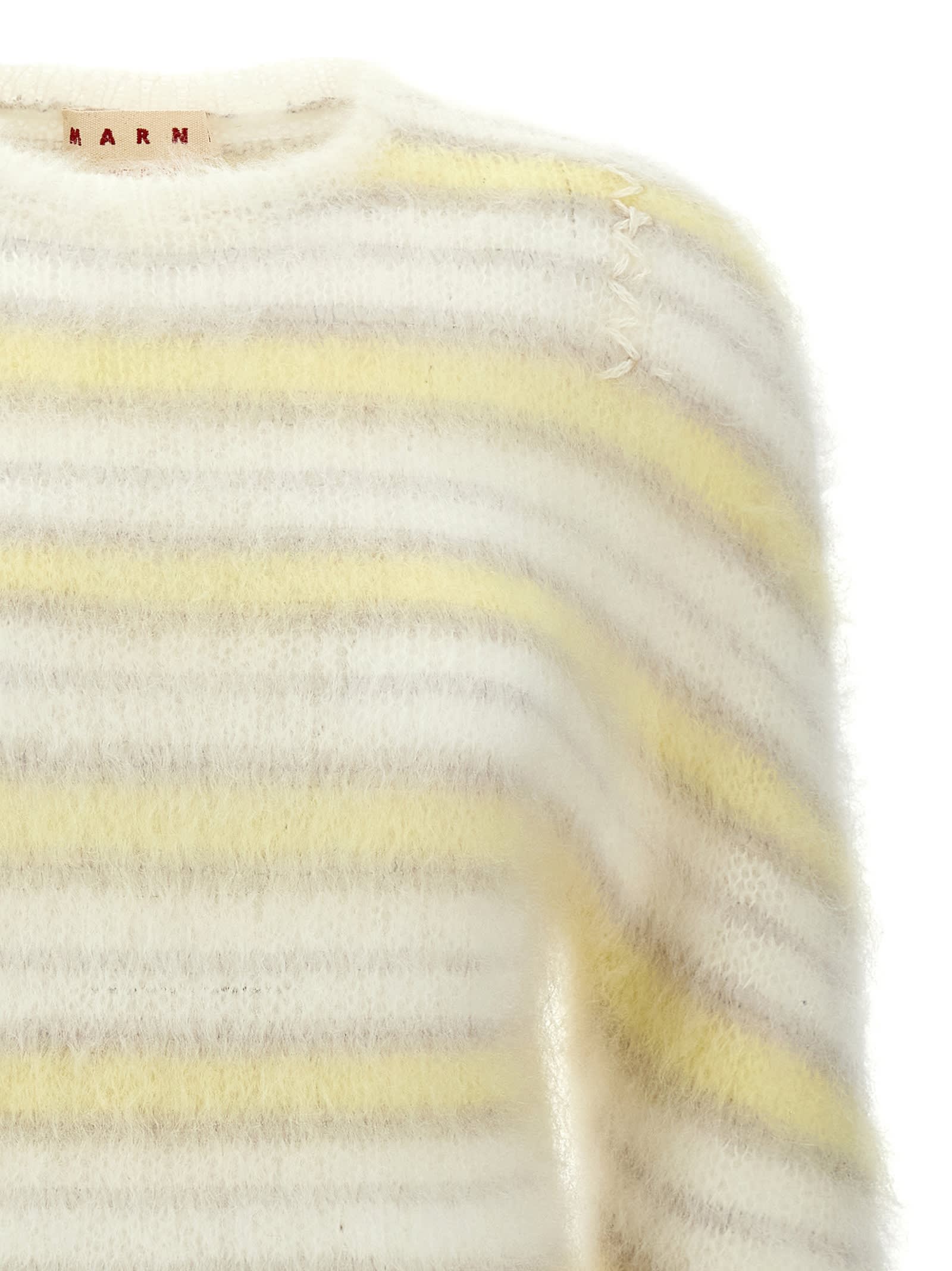 Shop Marni Fuzzy Wuzzy Sweater In Multicolor