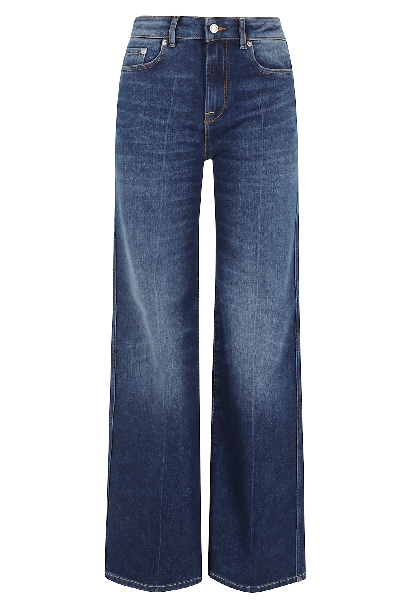 Department Five Pretender Pantalone Gamba Ampia In Blue