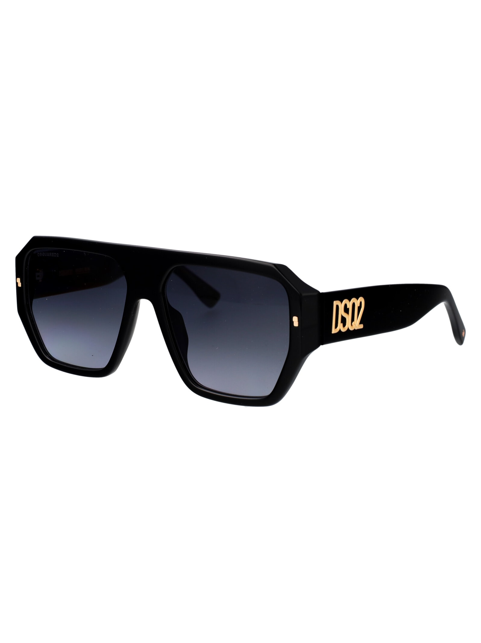 Shop Dsquared2 D2 0128/s Sunglasses In 8079o Black