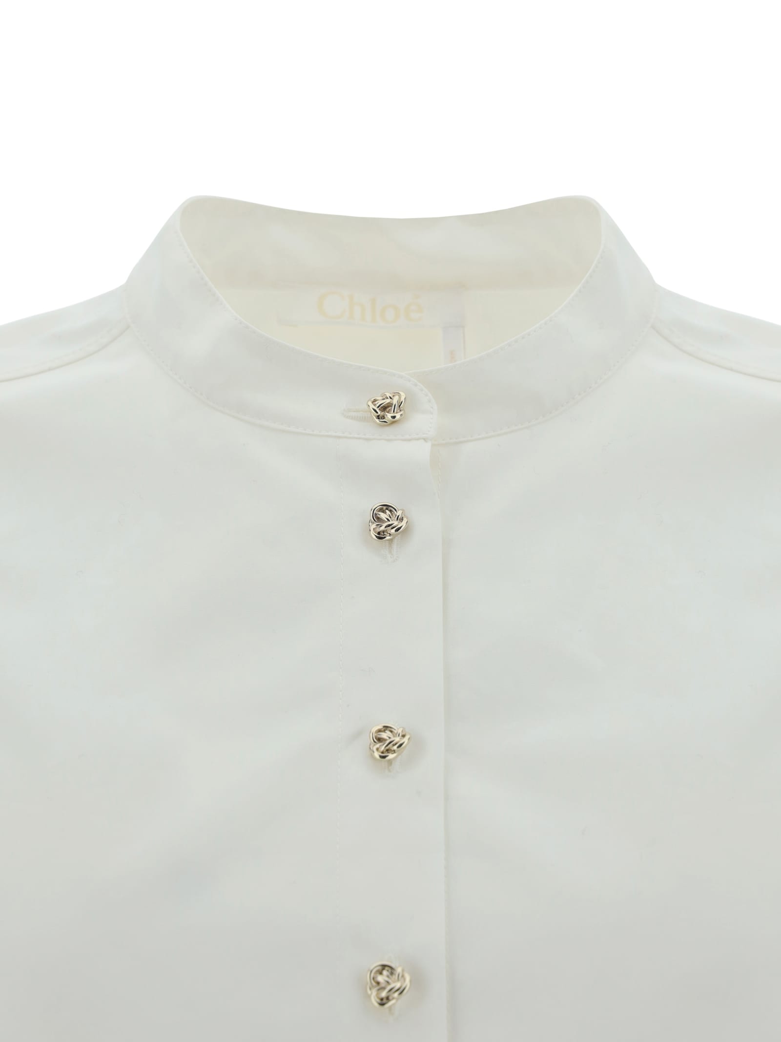 Shop Chloé Blusa Shirt In Buttercream