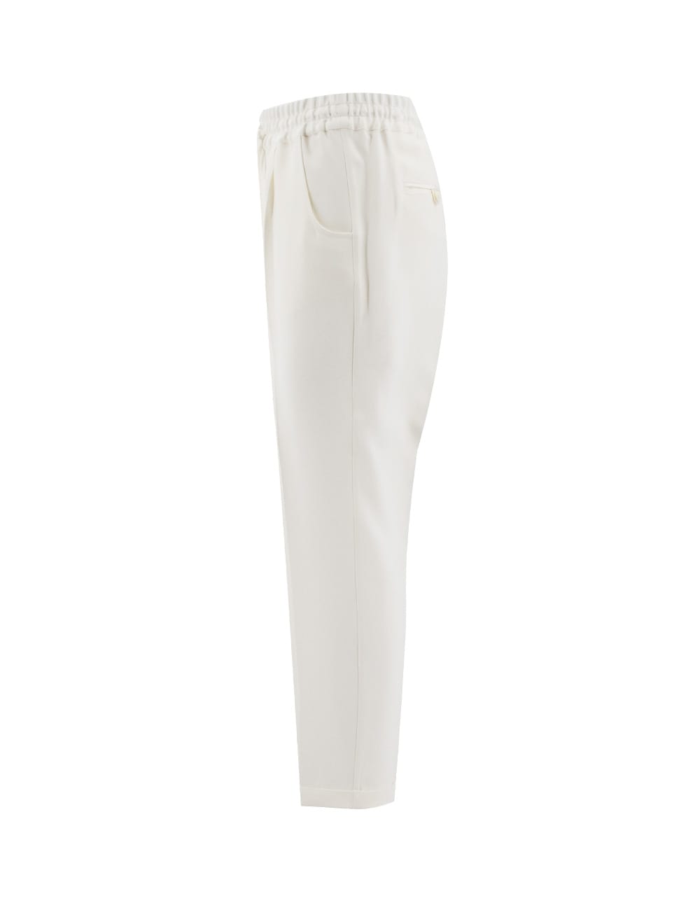 Shop Kiton Trousers In White