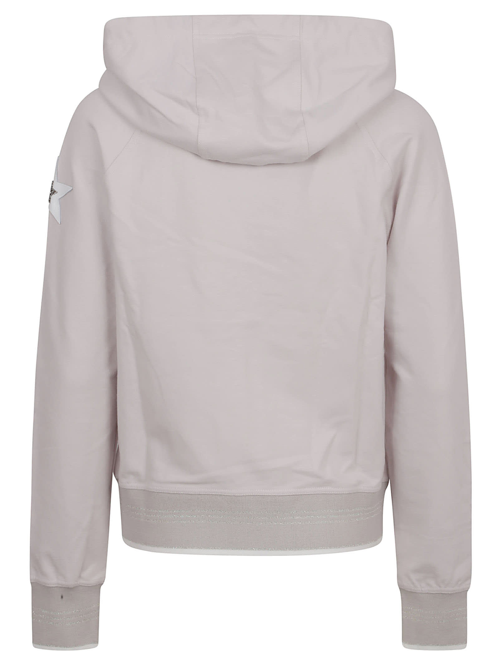 Lorena Antoniazzi Zipped Classic Hoodie In Light Grey