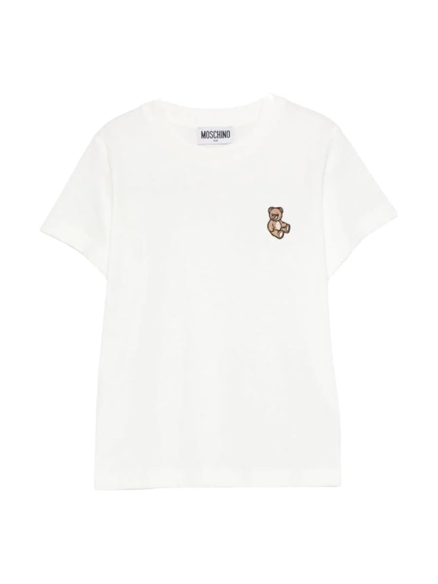 Moschino T-shirt With Logo In White