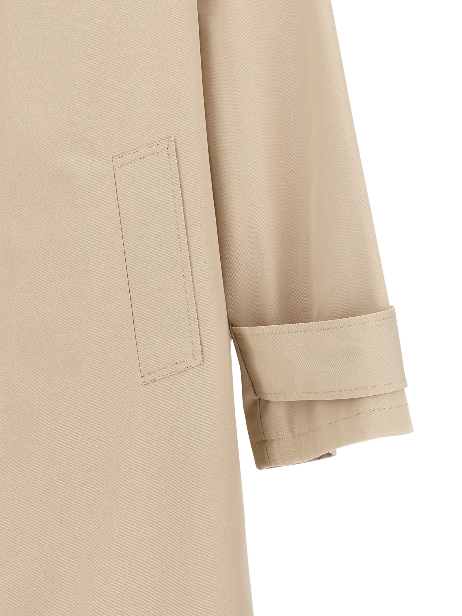 Shop Thom Browne Trench Coat In Beige