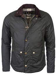 Shop Barbour Reelin Wax Jacket In Salvia