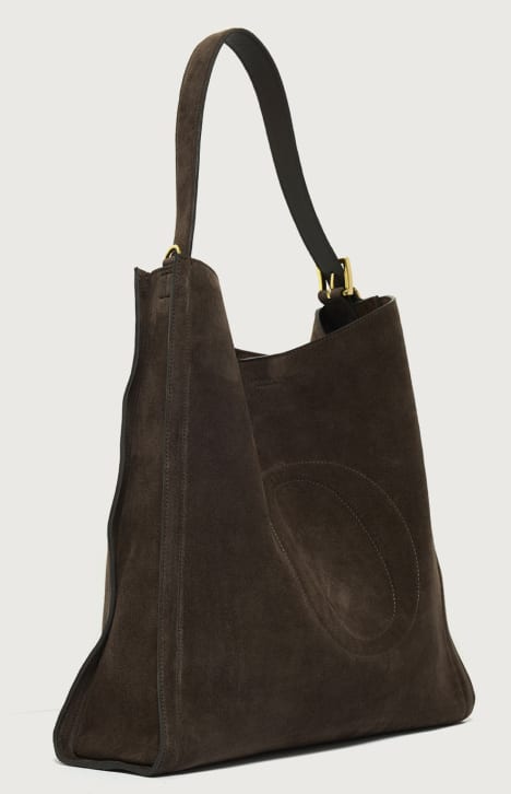 Orciani Borsa A Mano Peach+oro In Brown