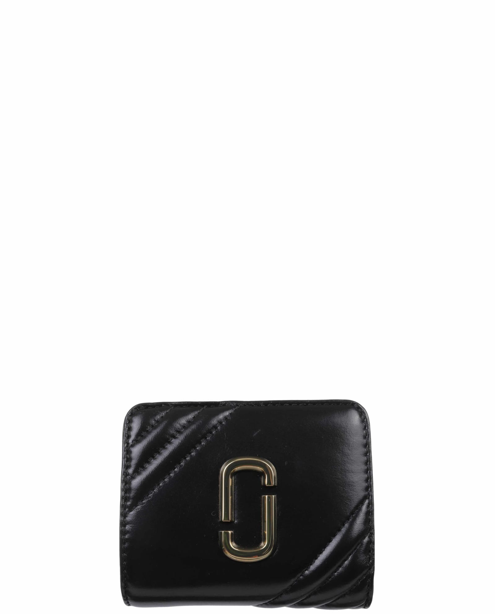 The Marc Jacobs Black Glam Shot Compact Wallet