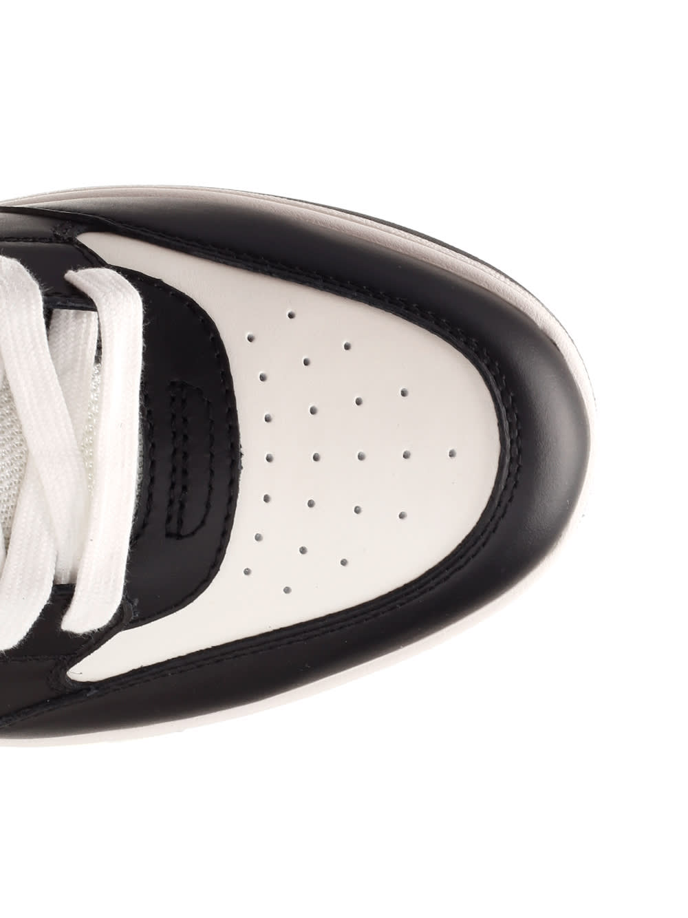 Shop Off-white Out Of Office Mid Top Sneaker In Bianco/nero