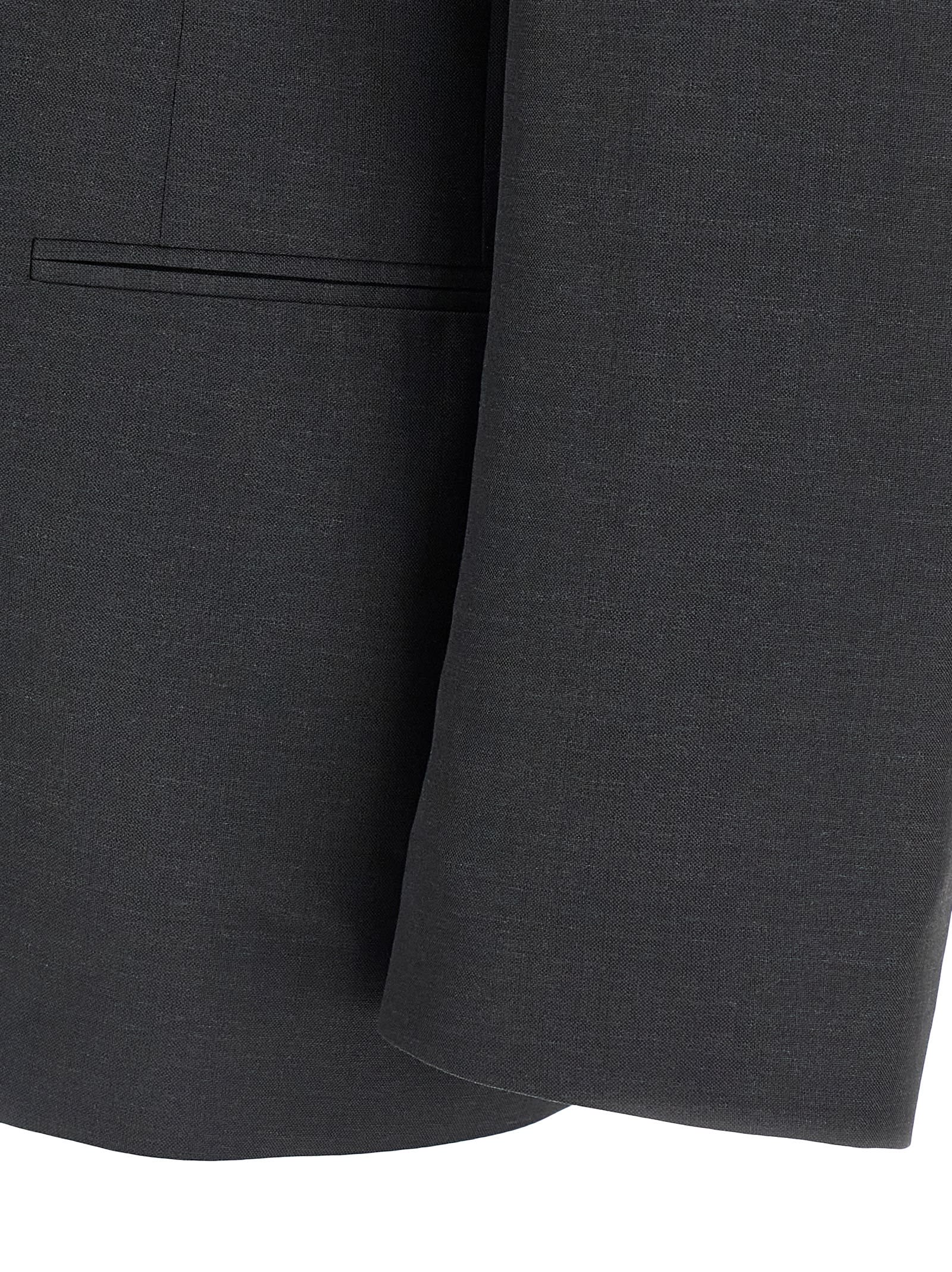 Lemaire Tailored Double Breasted Blazer In Multi