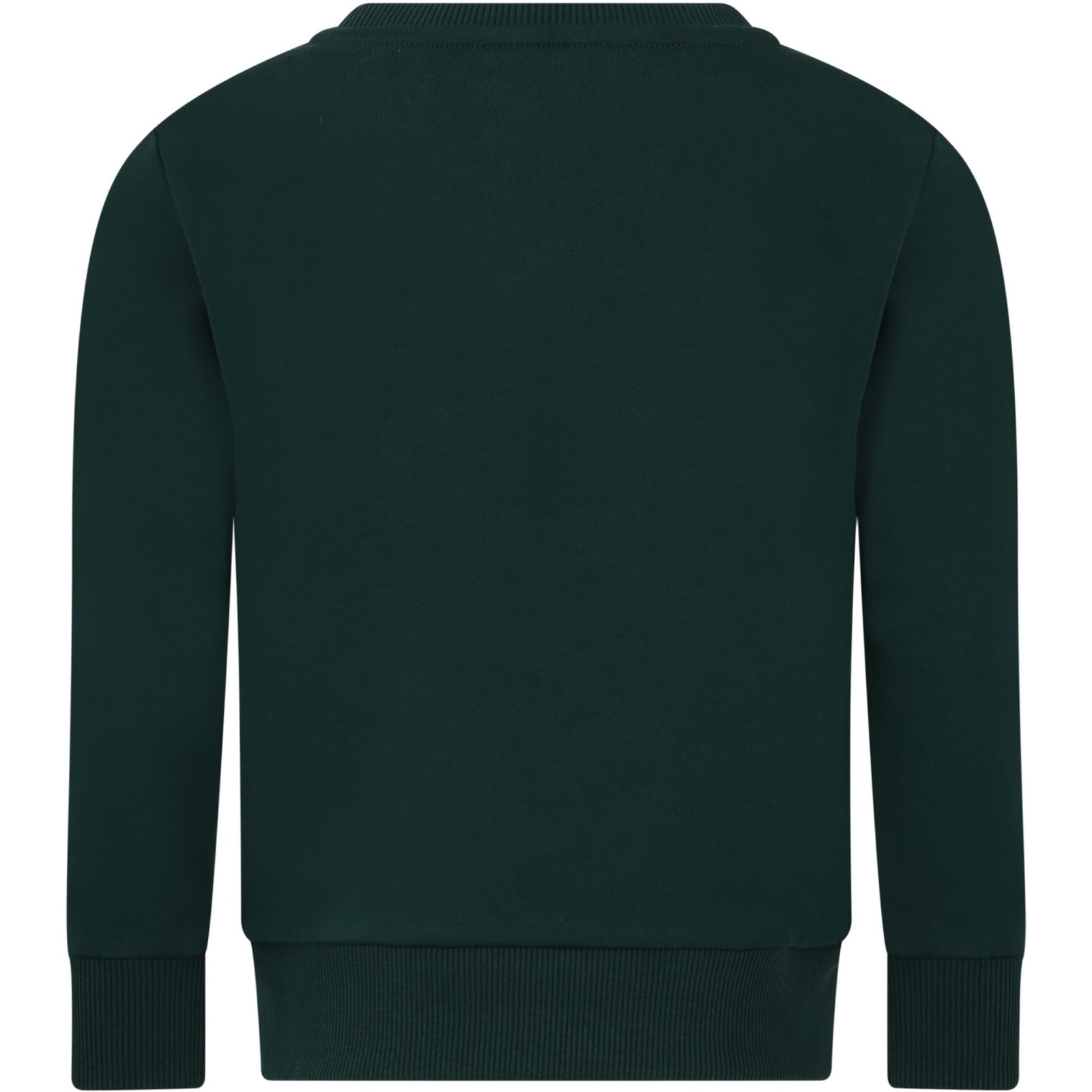 Shop Apc Green Sweatshirt For Kids With Logo