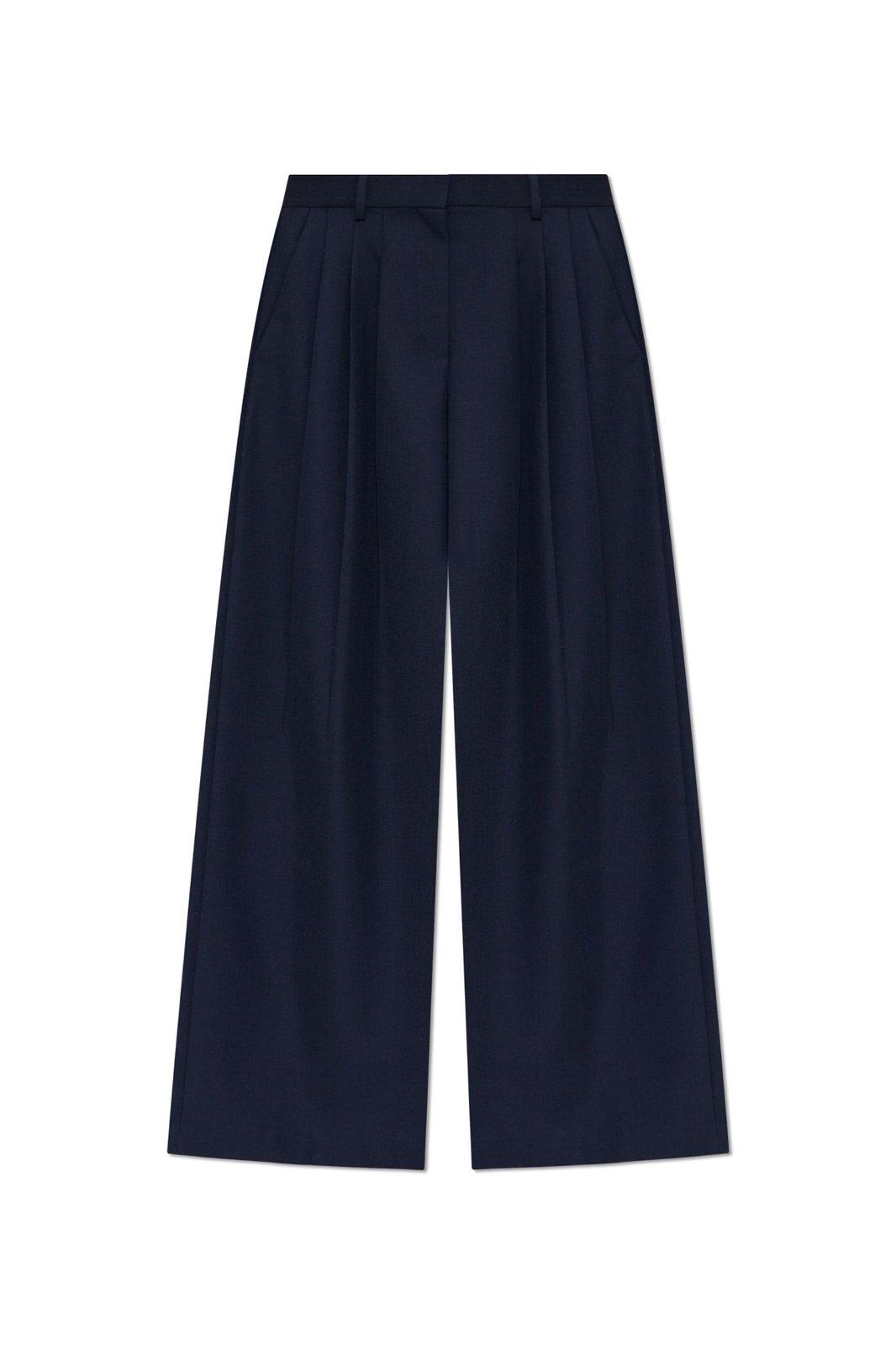 Theory Wool Blend Triple Pleat Pants