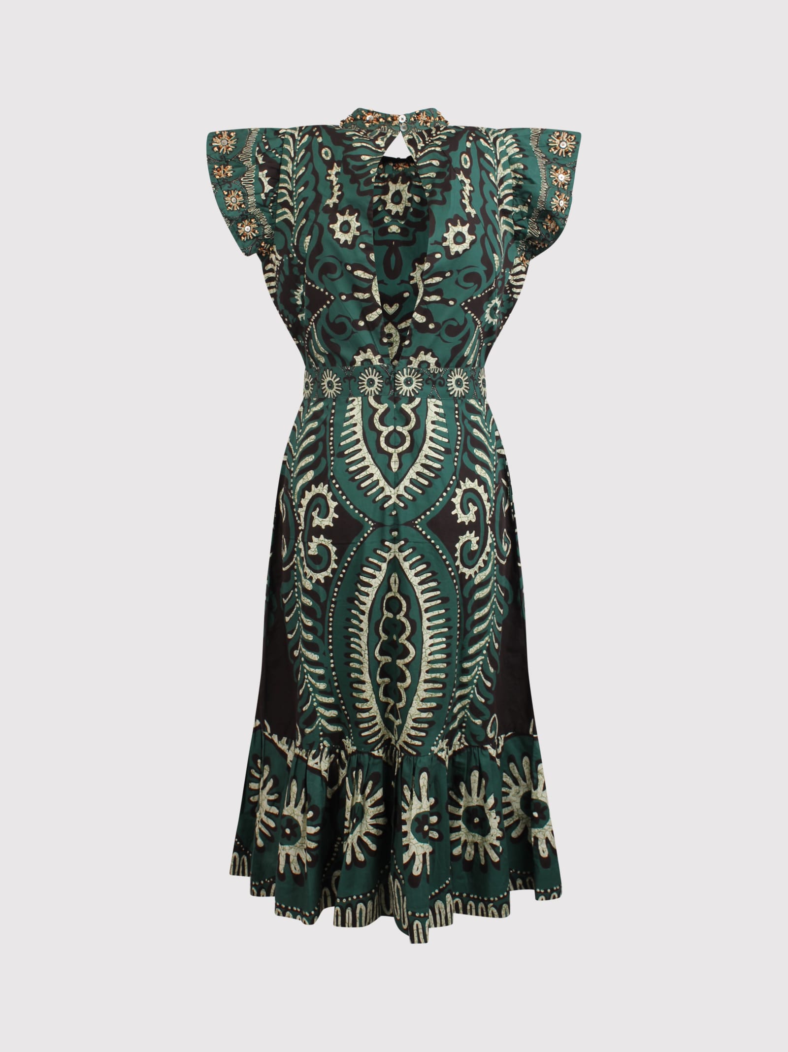 Shop Sea New York Carlough Short-sleeved Midi Dress