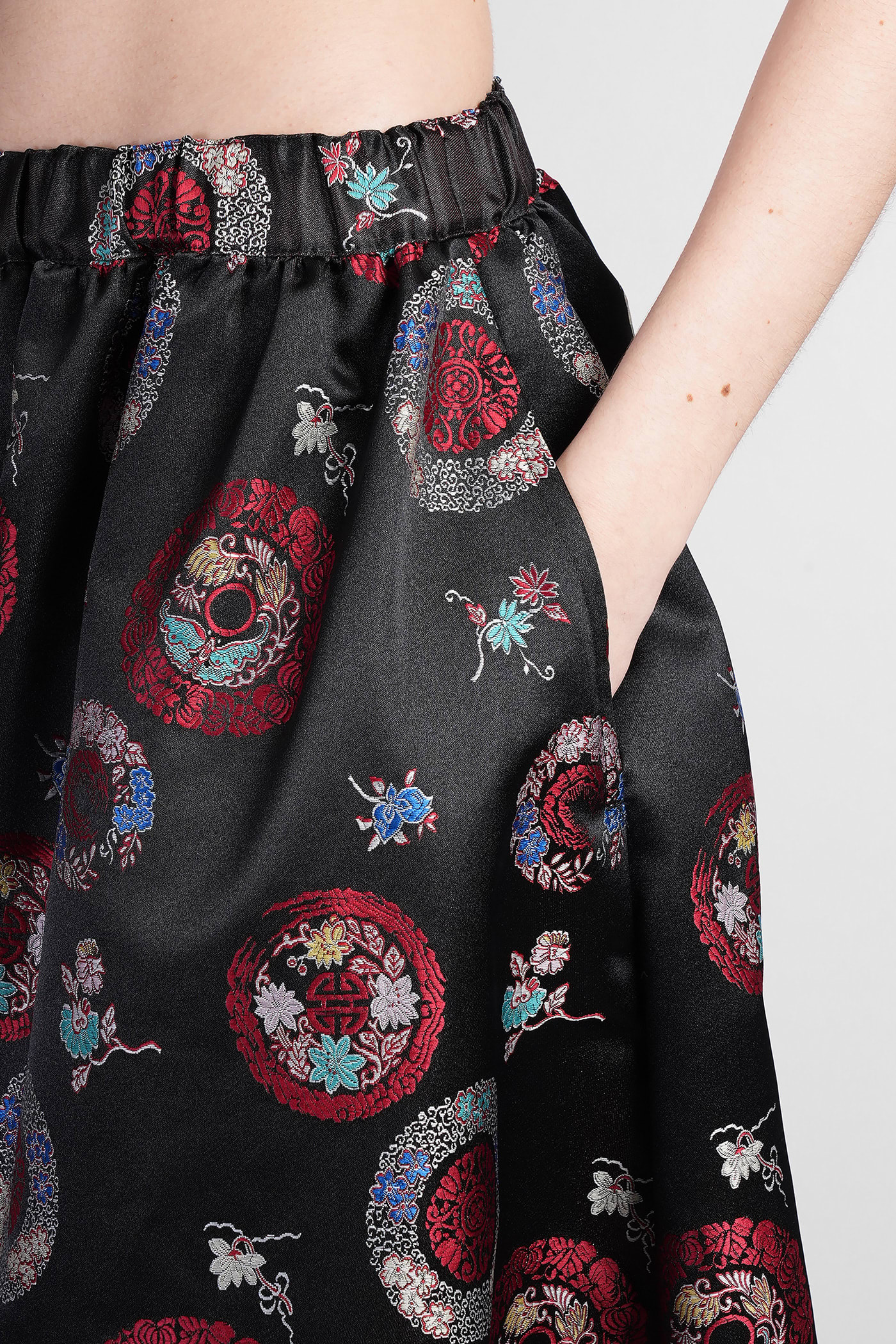 Comme Des Garçons Pants In Black Polyester In Black