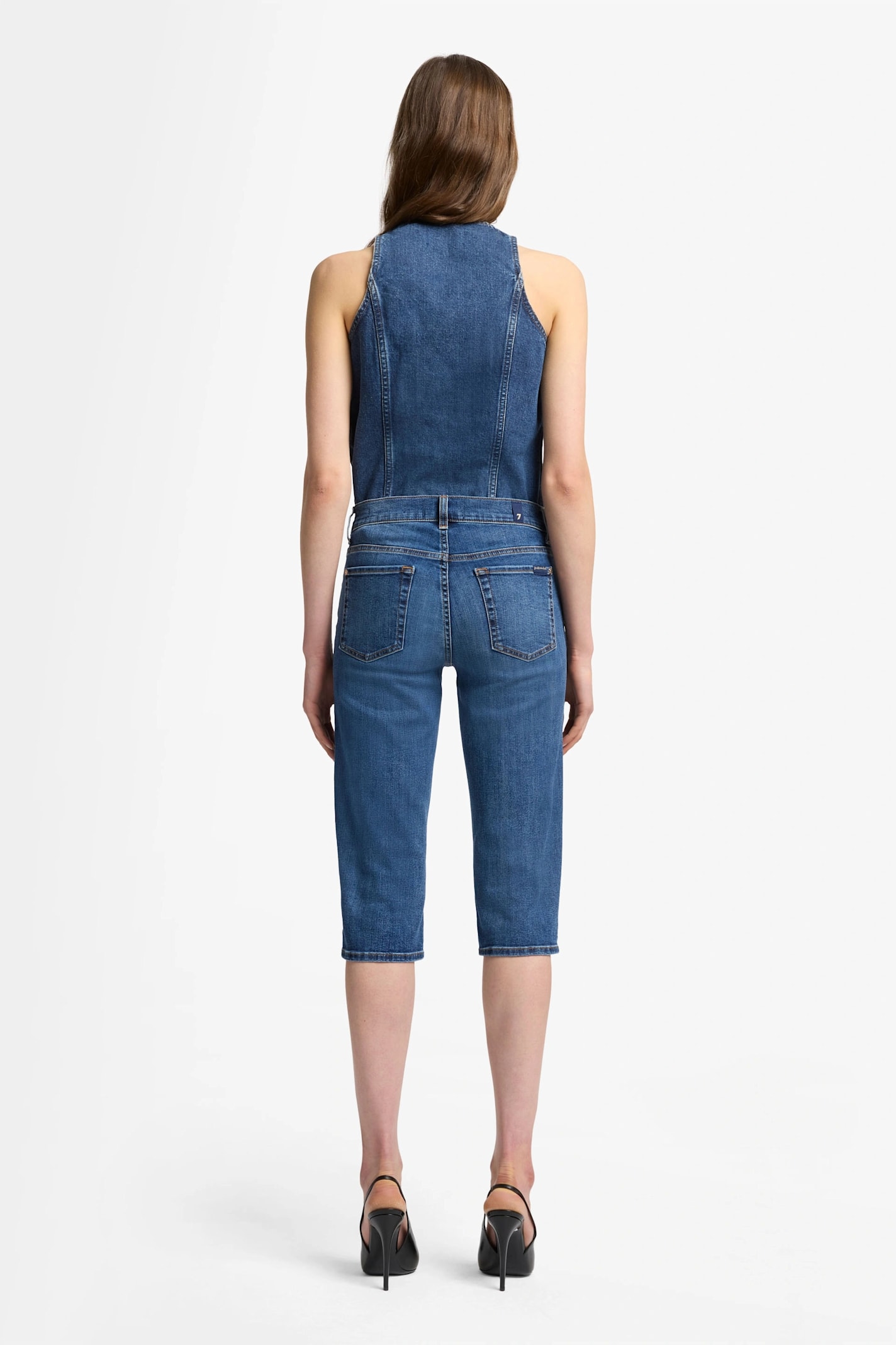 7 For All Mankind Capri Soho Light In Blue