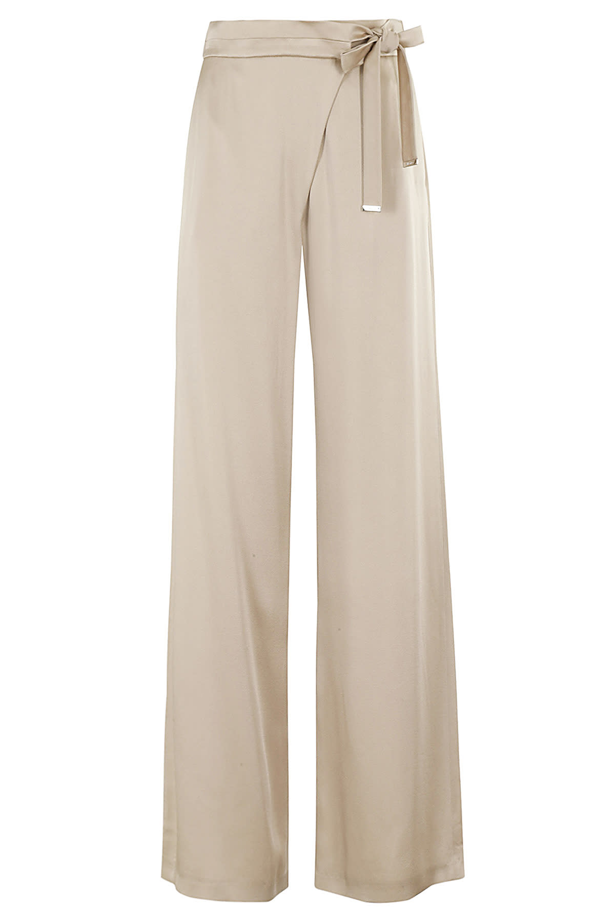 Shop Herno Pantaloni Casual Satin In Chantilly