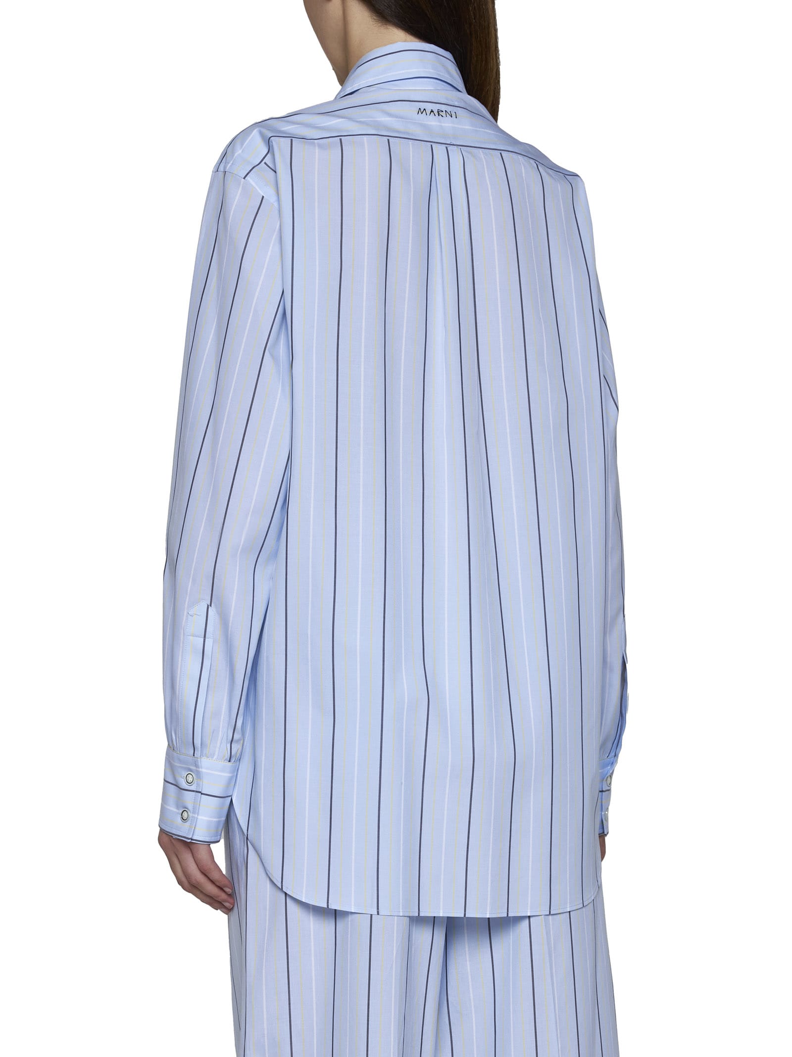 Shop Marni Shirt In Aquamarine