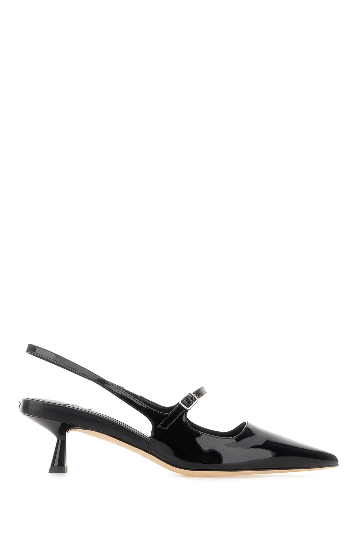 Jimmy Choo Black Leather Didi Pumps