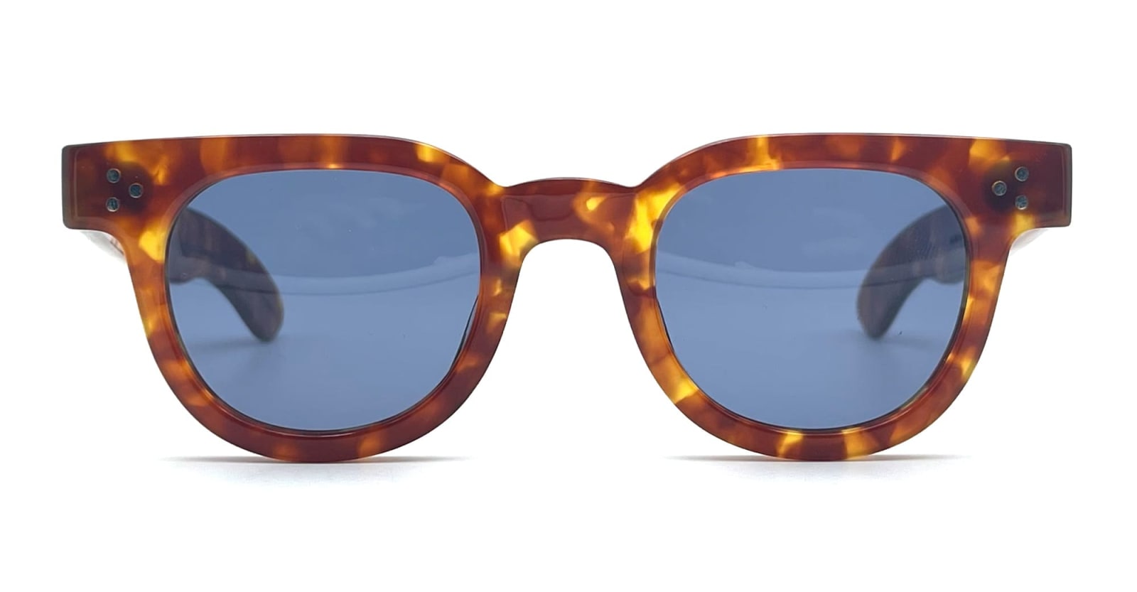 Julius Tart Optical Fdr 46x24 - Light Tortoise / Blue Lens Sunglasses In Brown