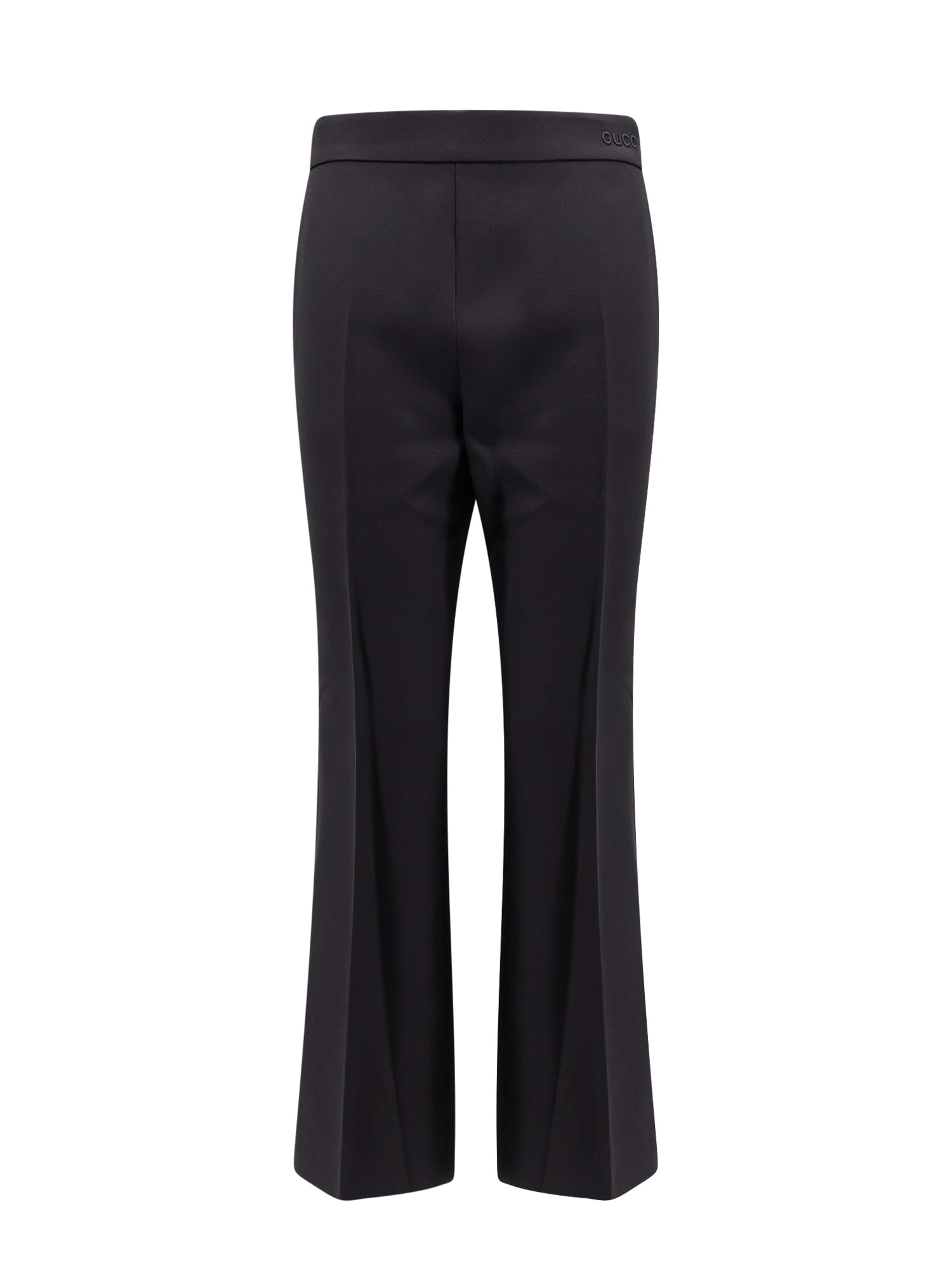 Gucci Wool And Mohair Trouser With  Embroidery