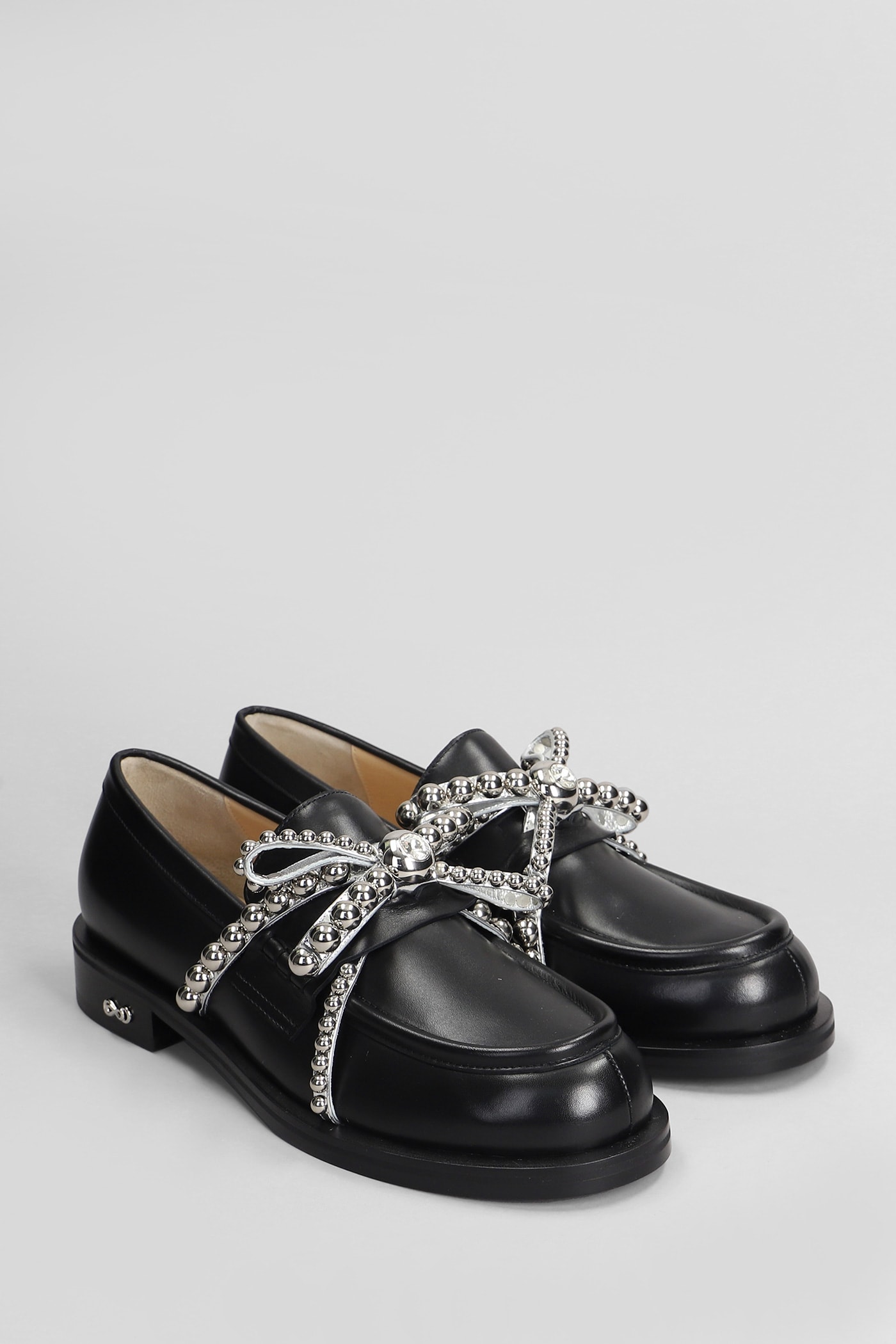 Shop Mach &amp; Mach Loafers In Black Leather