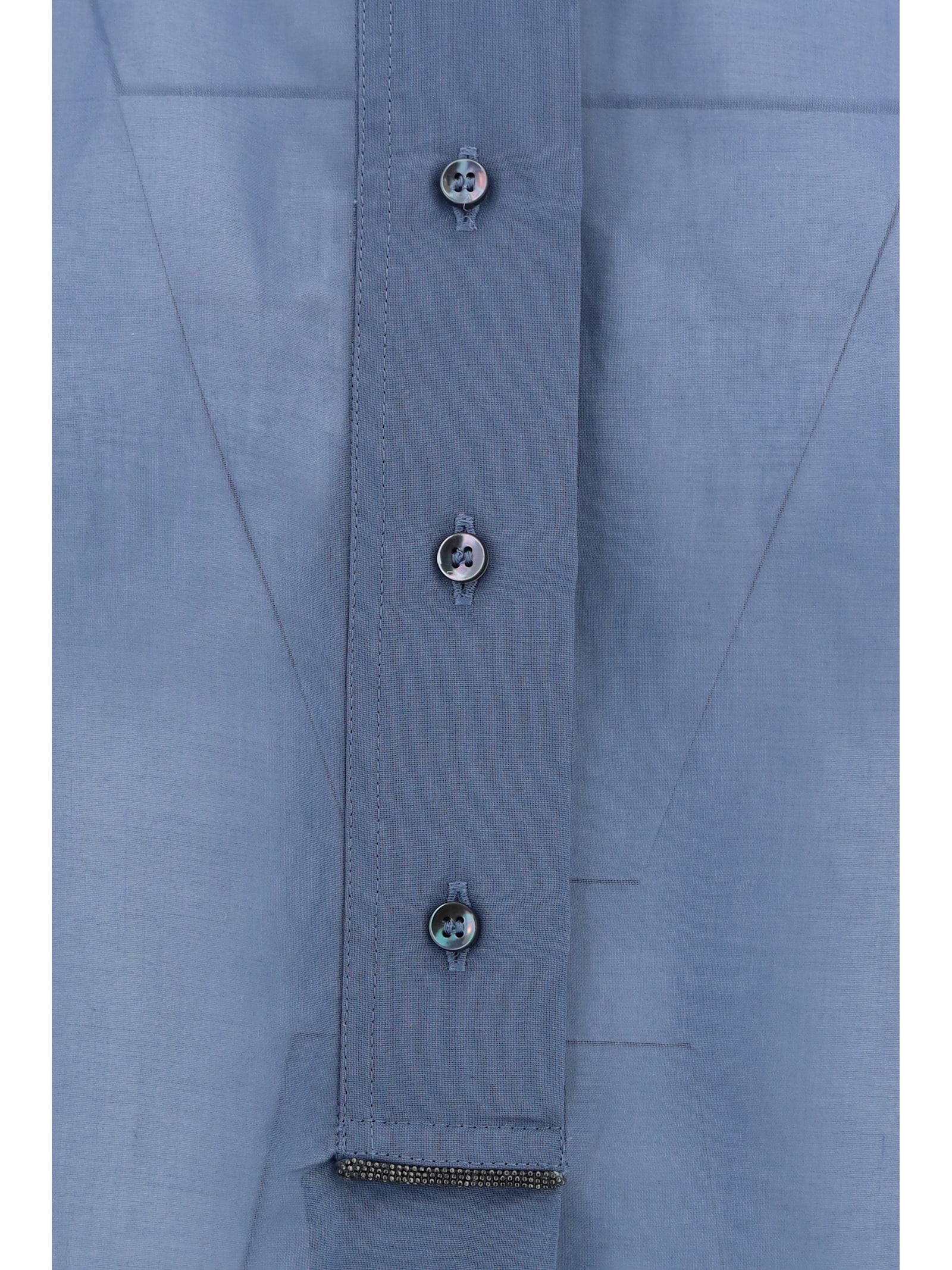 Brunello Cucinelli Blousa In Blue