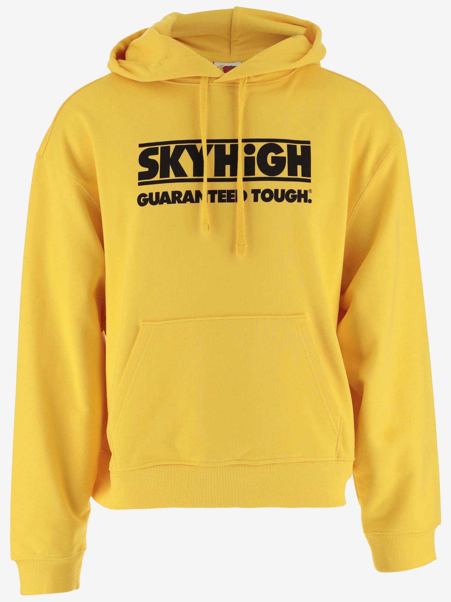 Shop Sky High Farm Cotton Sweatshirt With Logo In Yellow