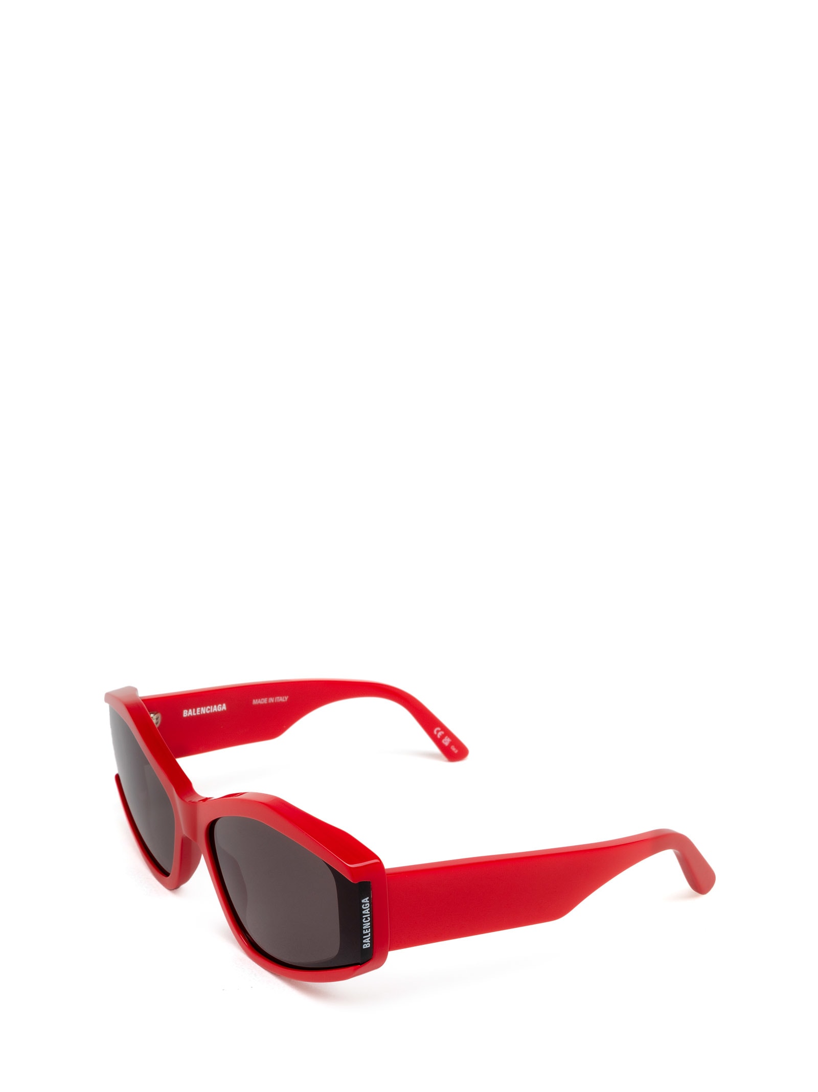 Shop Balenciaga Bb0302s Red Sunglasses