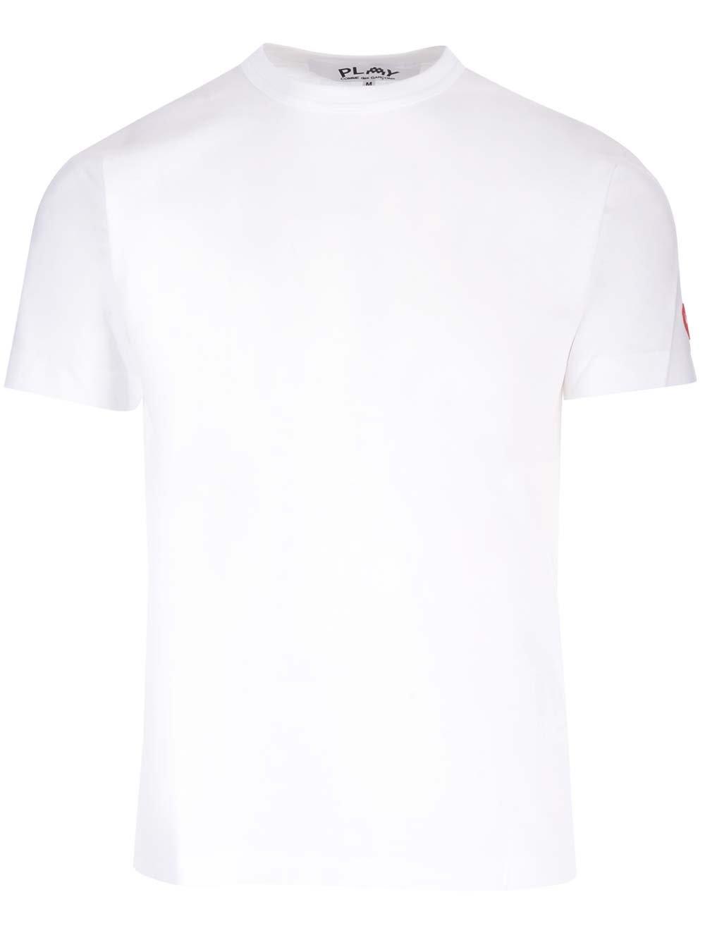 Comme des Garçons Logo Patch Crewneck T-shirt