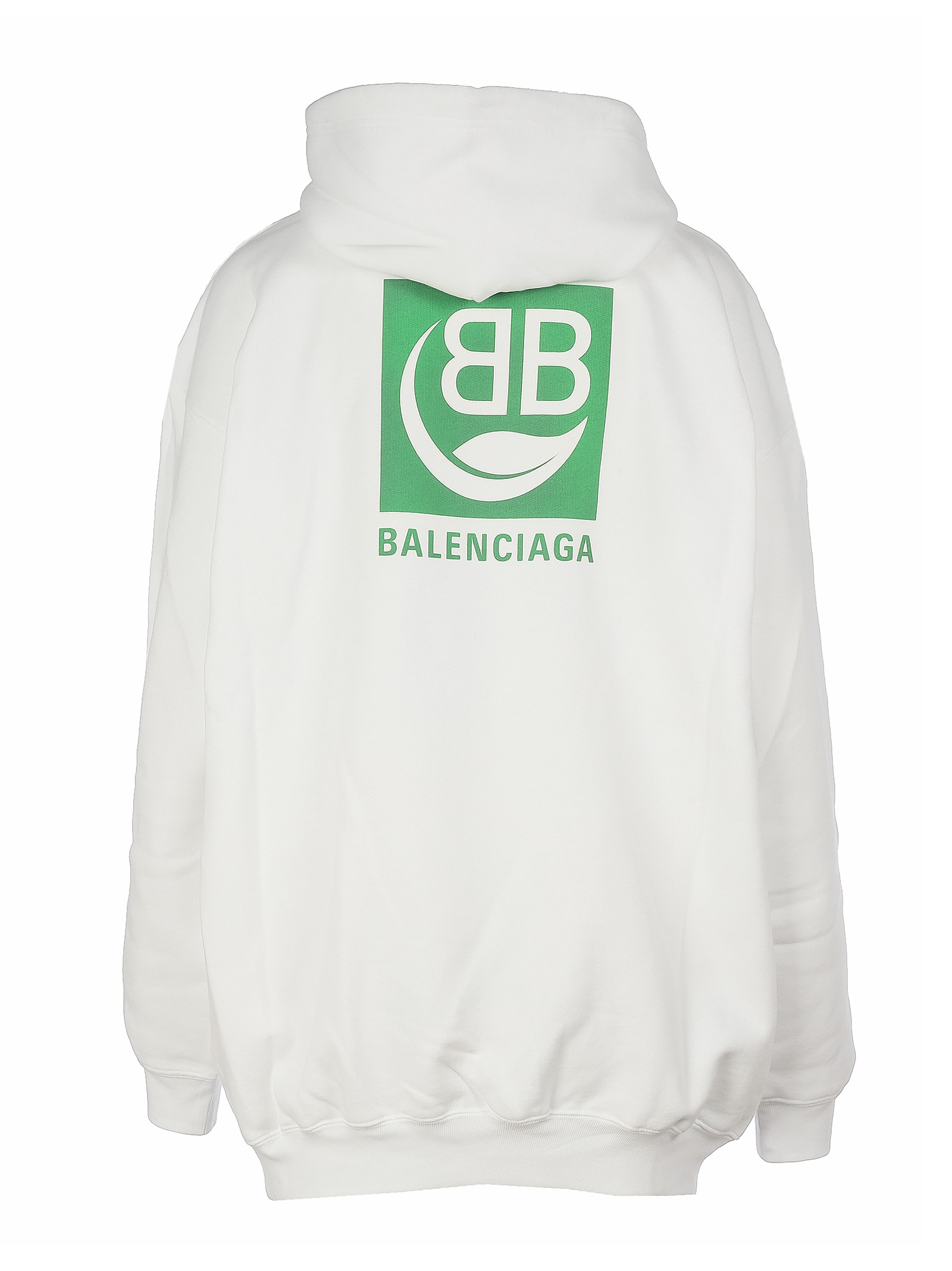 balenciaga green logo hoodie