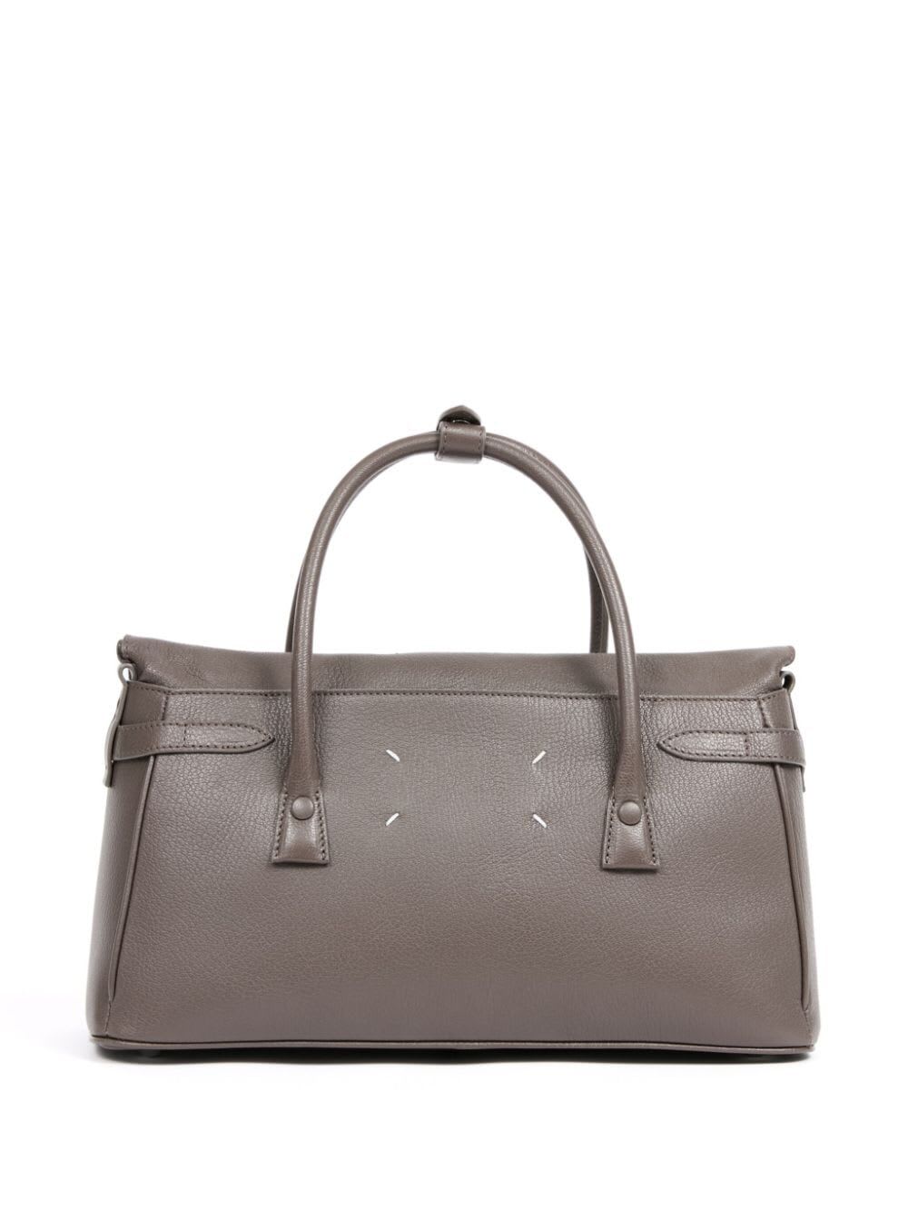 Shop Maison Margiela 5ac Handbag Est West In Elephant