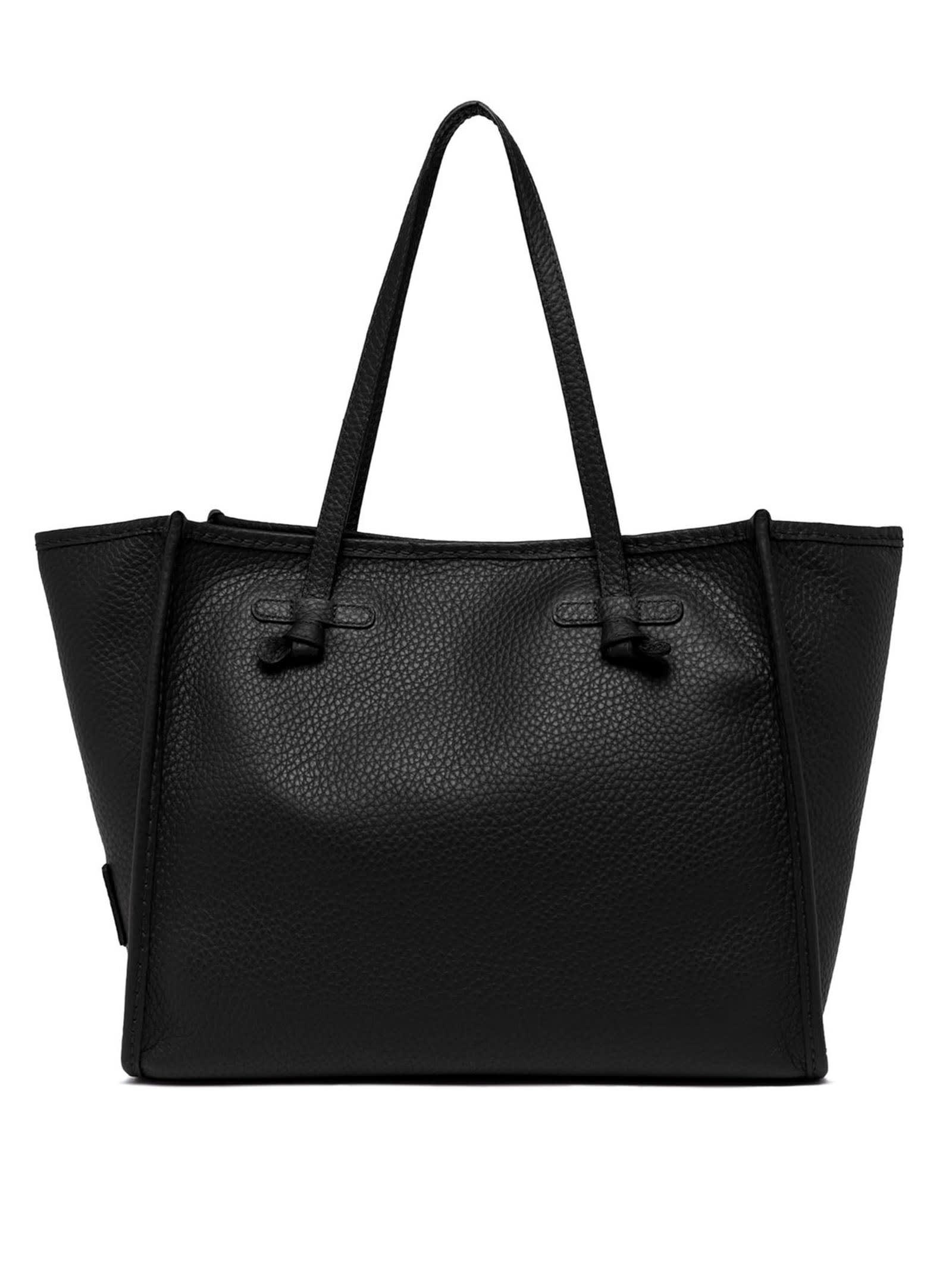 Shopping Bag In Double Bubble Leather