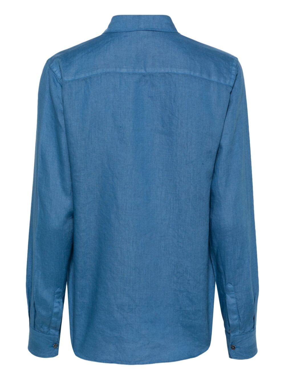 Shop Aspesi Mod 5422 Shirt In Blue