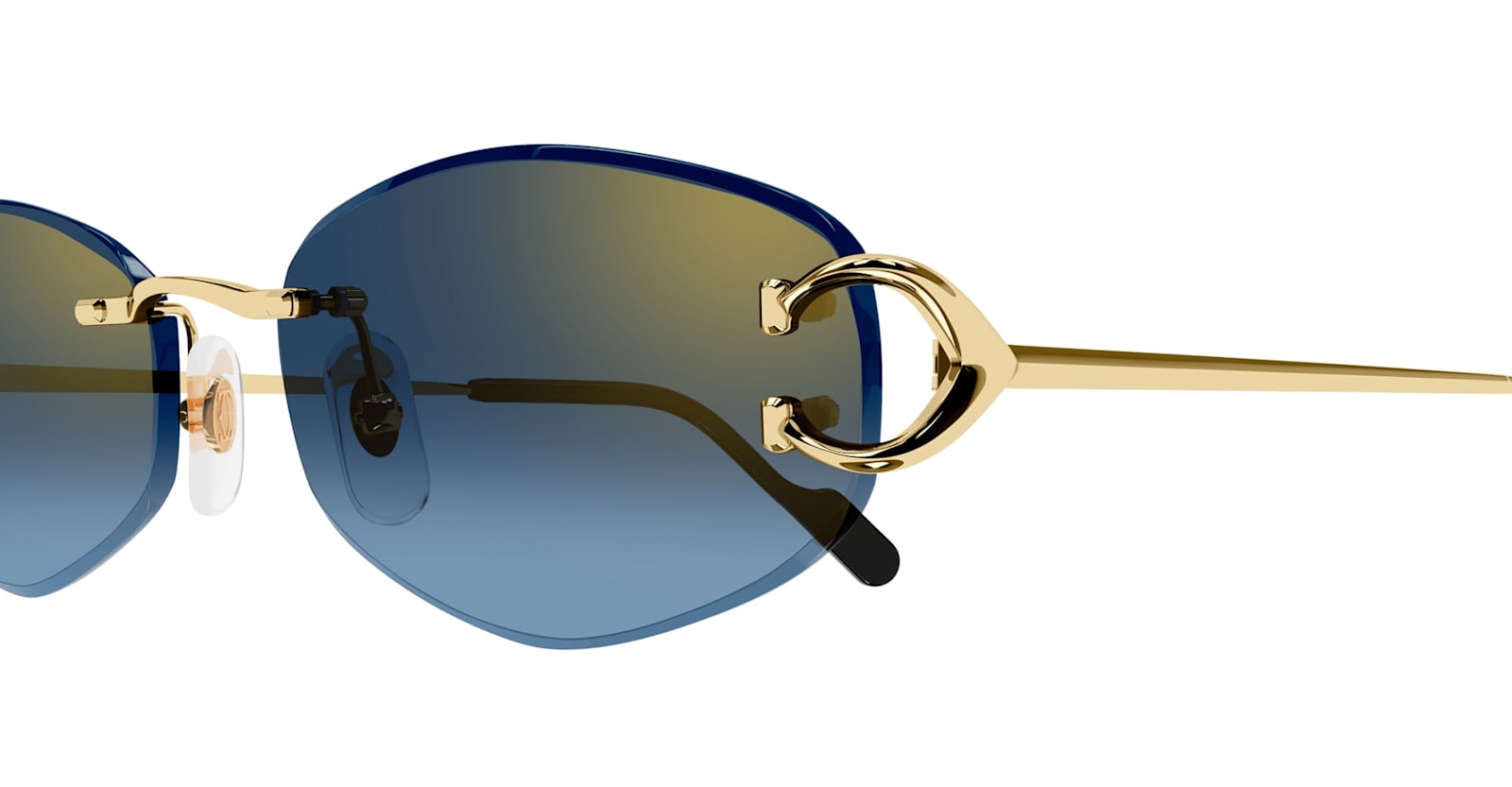 Cartier Décor C Classique De Ct0467s-002 - Gold Sunglasses In Gold