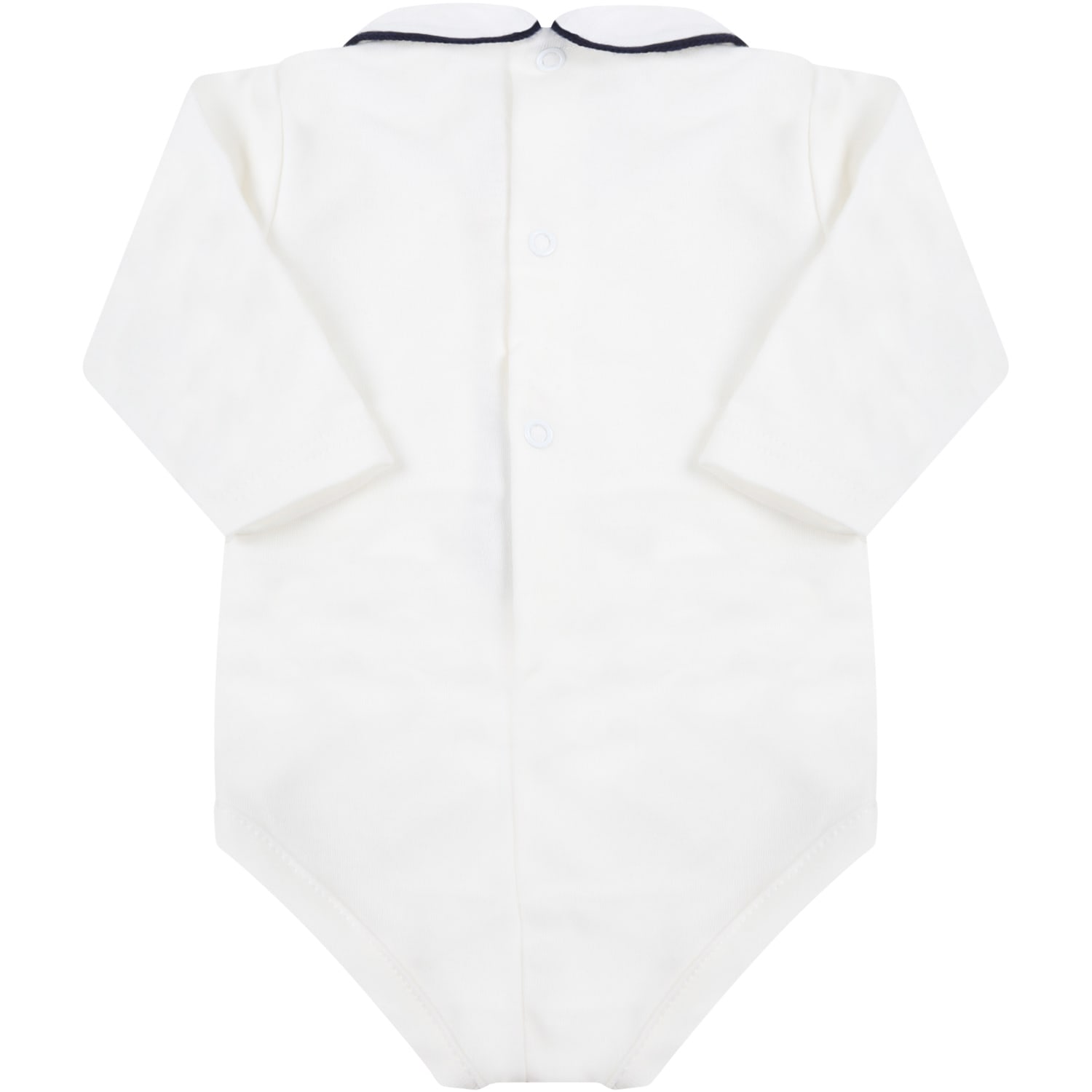 Little Bear White Body For Babies With Blue Profile In White