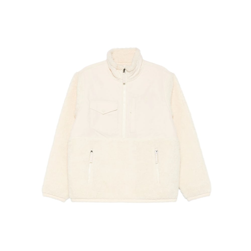 Polo Ralph Lauren Hybrid Half-zip Jacket In White
