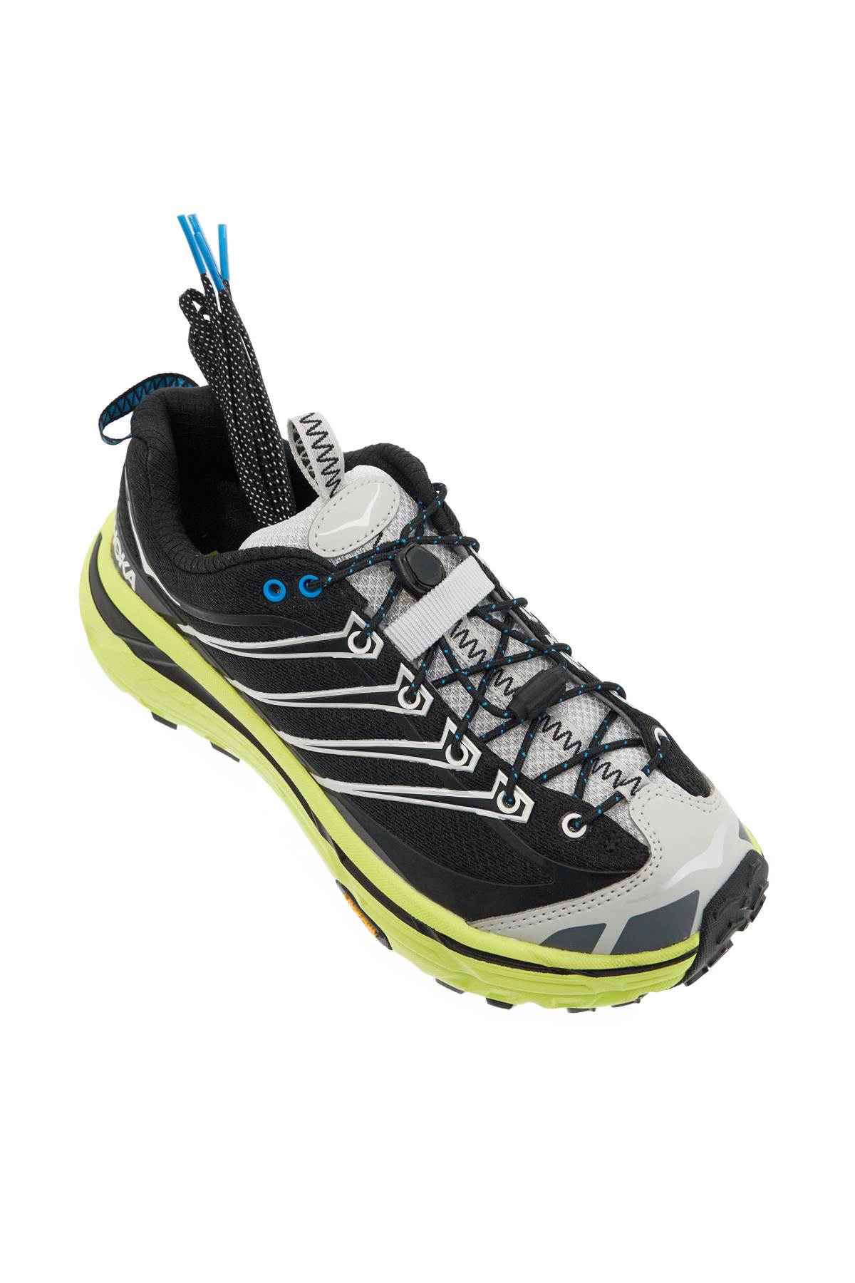 Hoka Mafate Three2 In Bhk Black / Citrus