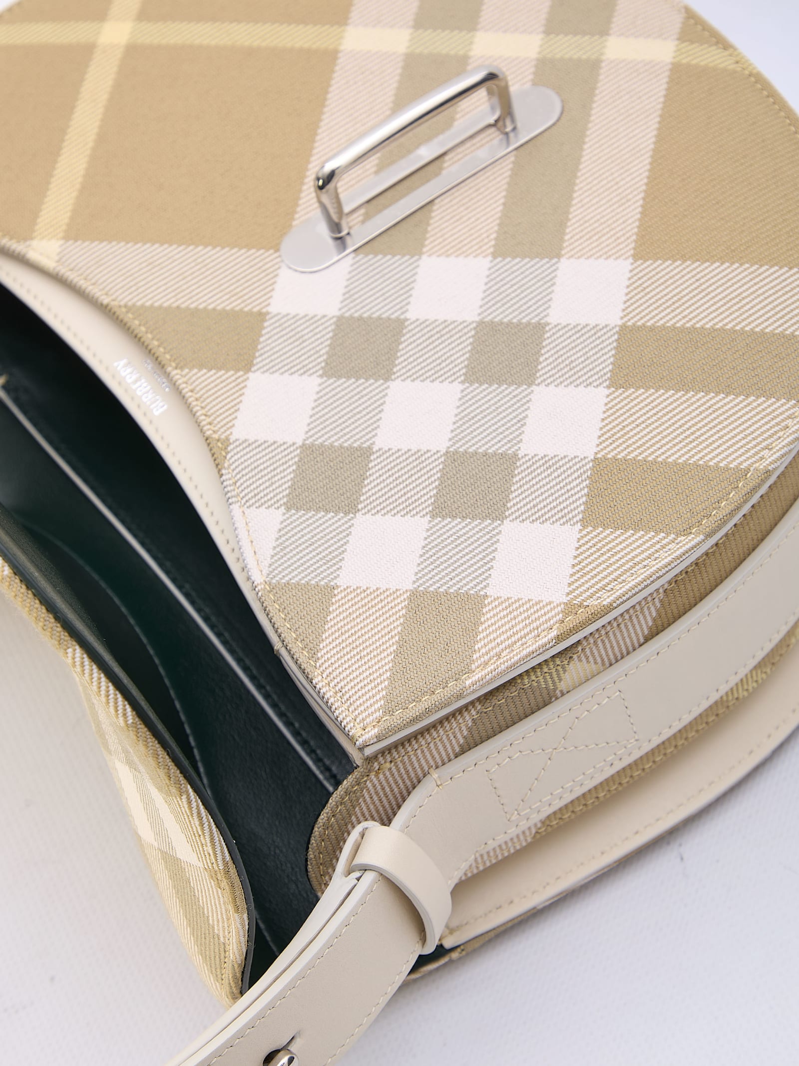 Burberry Beige Rocking Horse Medium Shoulder Bag In Beige
