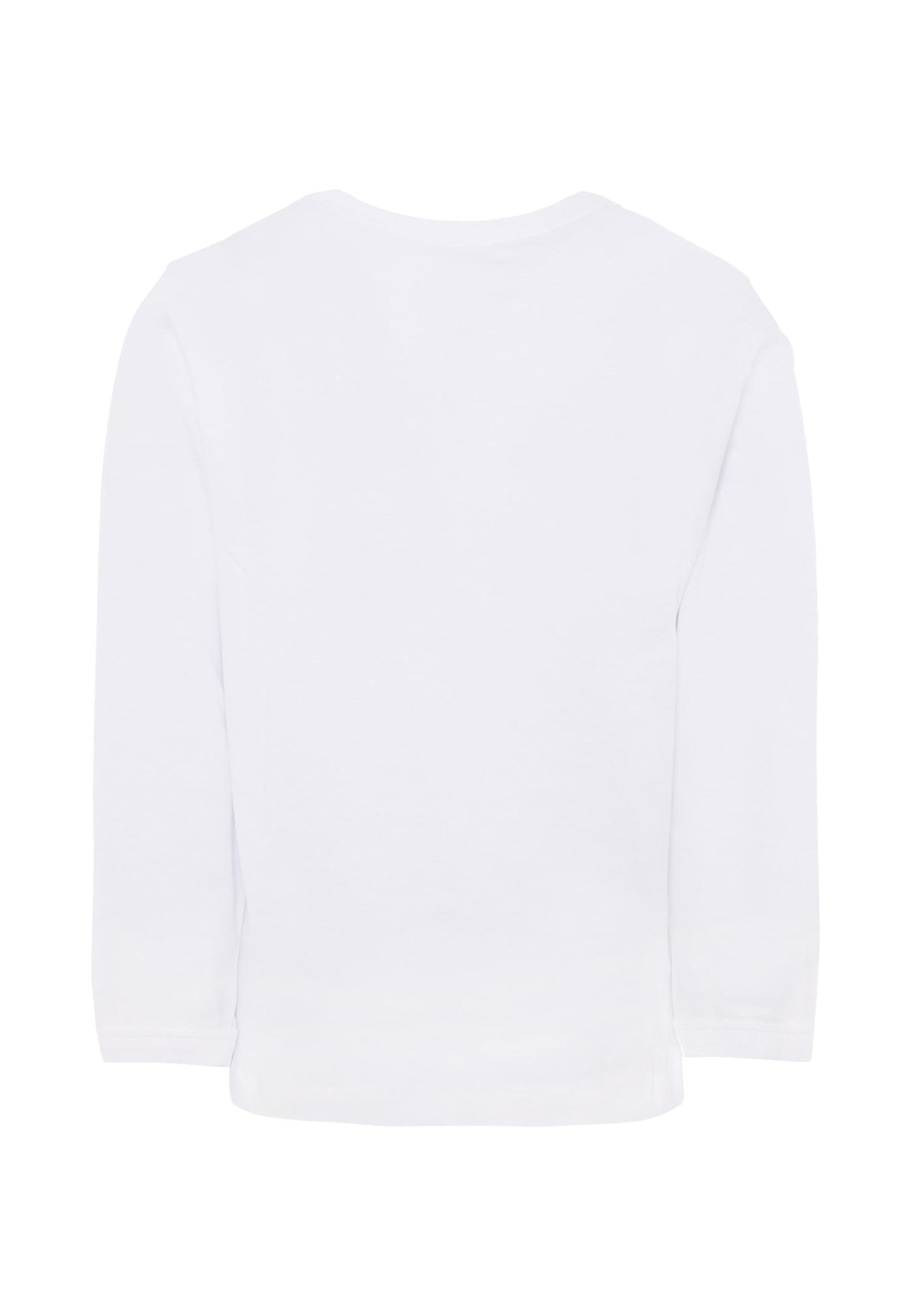 Stella Mccartney White T-shirt For Boy With Monster And Logo In White
