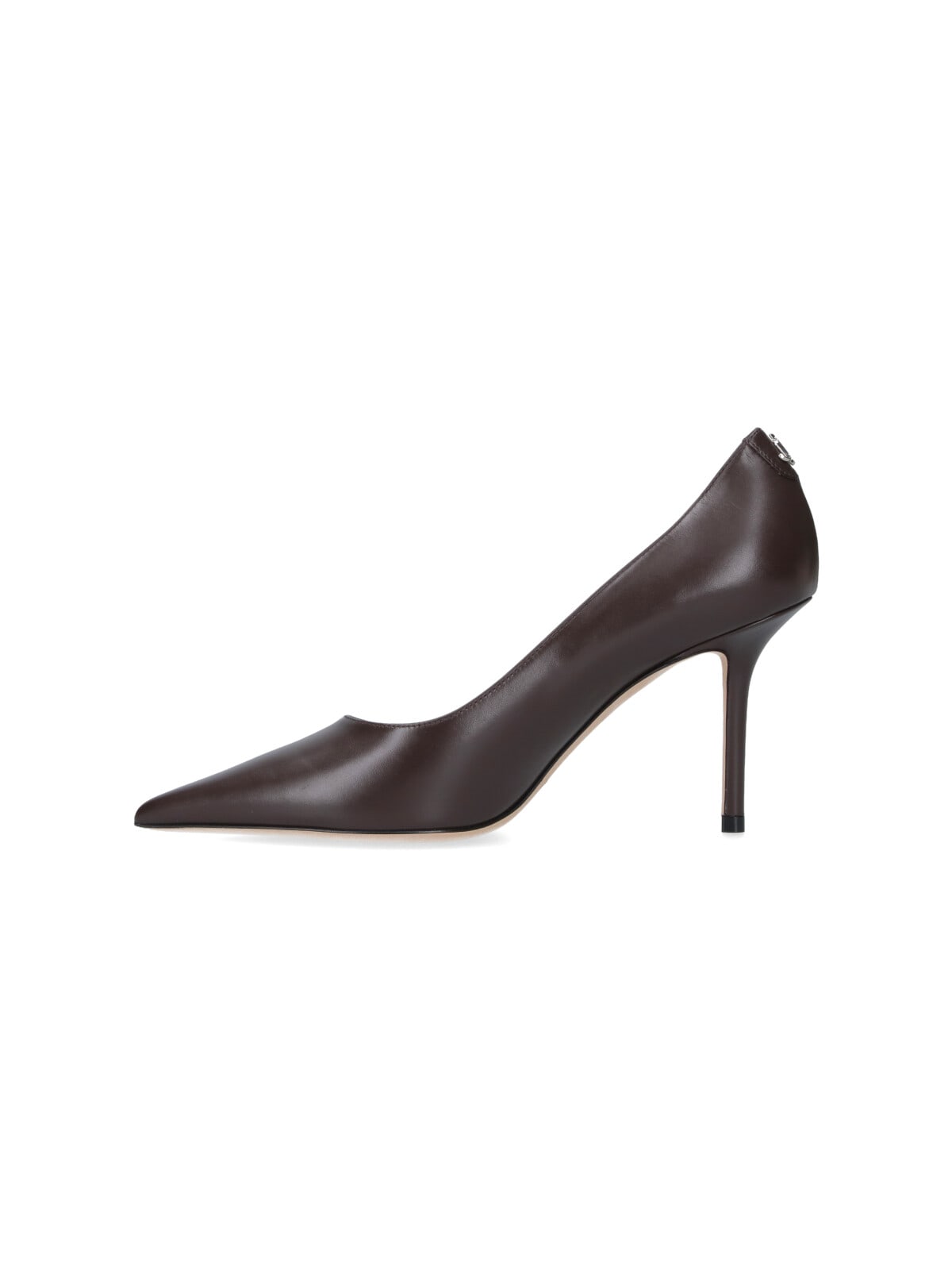 Jimmy Choo Leather Pointed Toe Stiletto Heel Pumps In Brown
