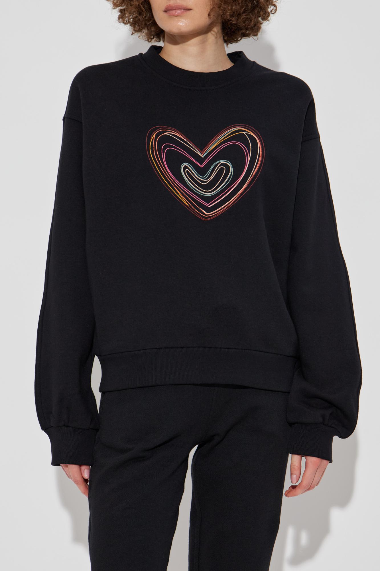 Ps By Paul Smith Ps Paul Smith Sweatshirt With A Colorful Embroidered Pattern In Black