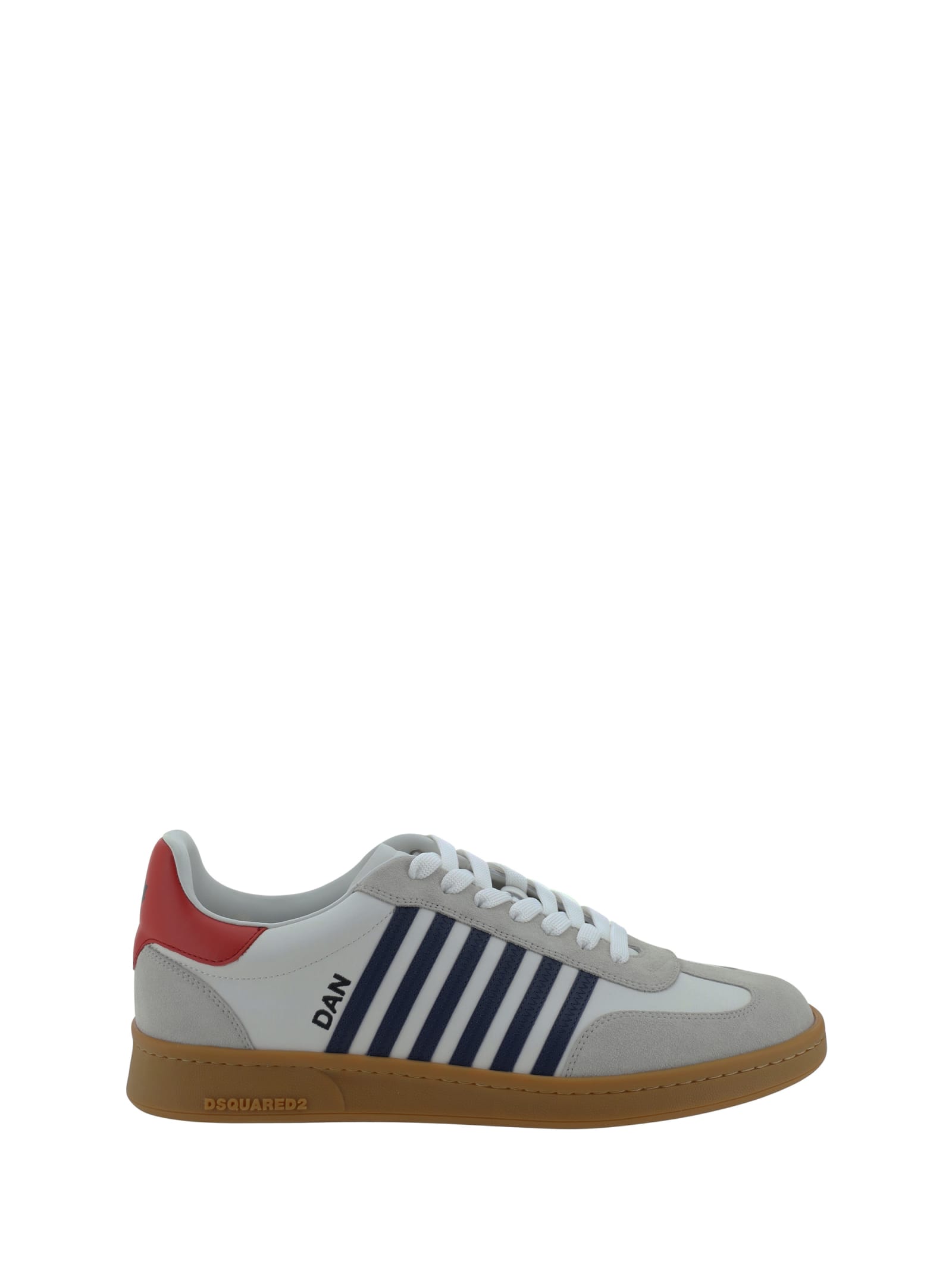 Shop Dsquared2 Sneakers In Bianco Blu