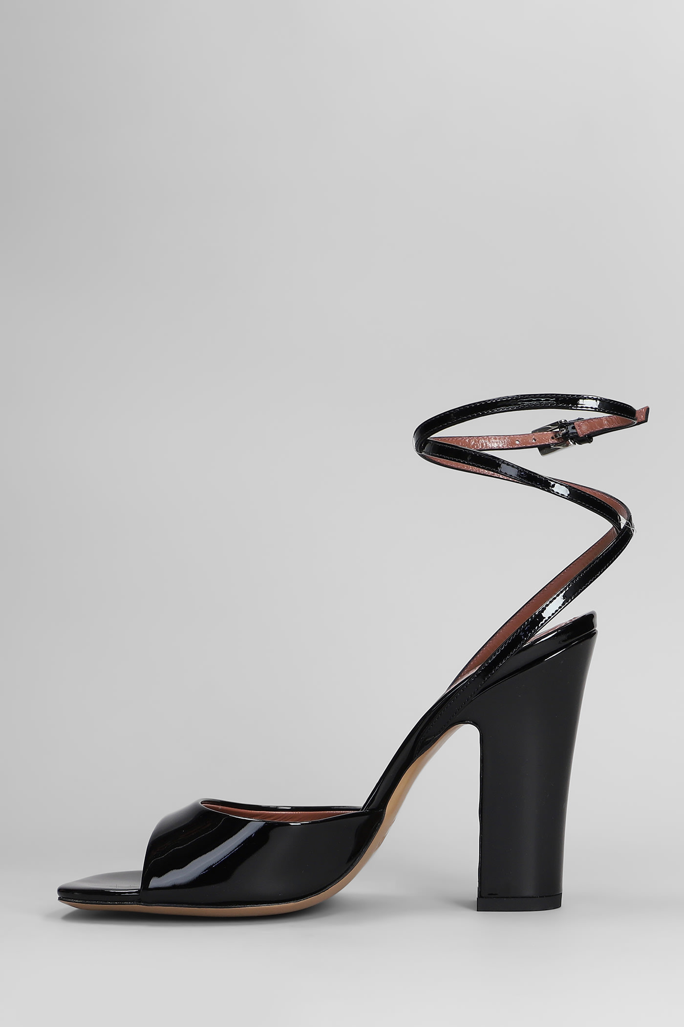 Paris Texas Lara Sandal 100 Sandals In Black Patent Leather In Black