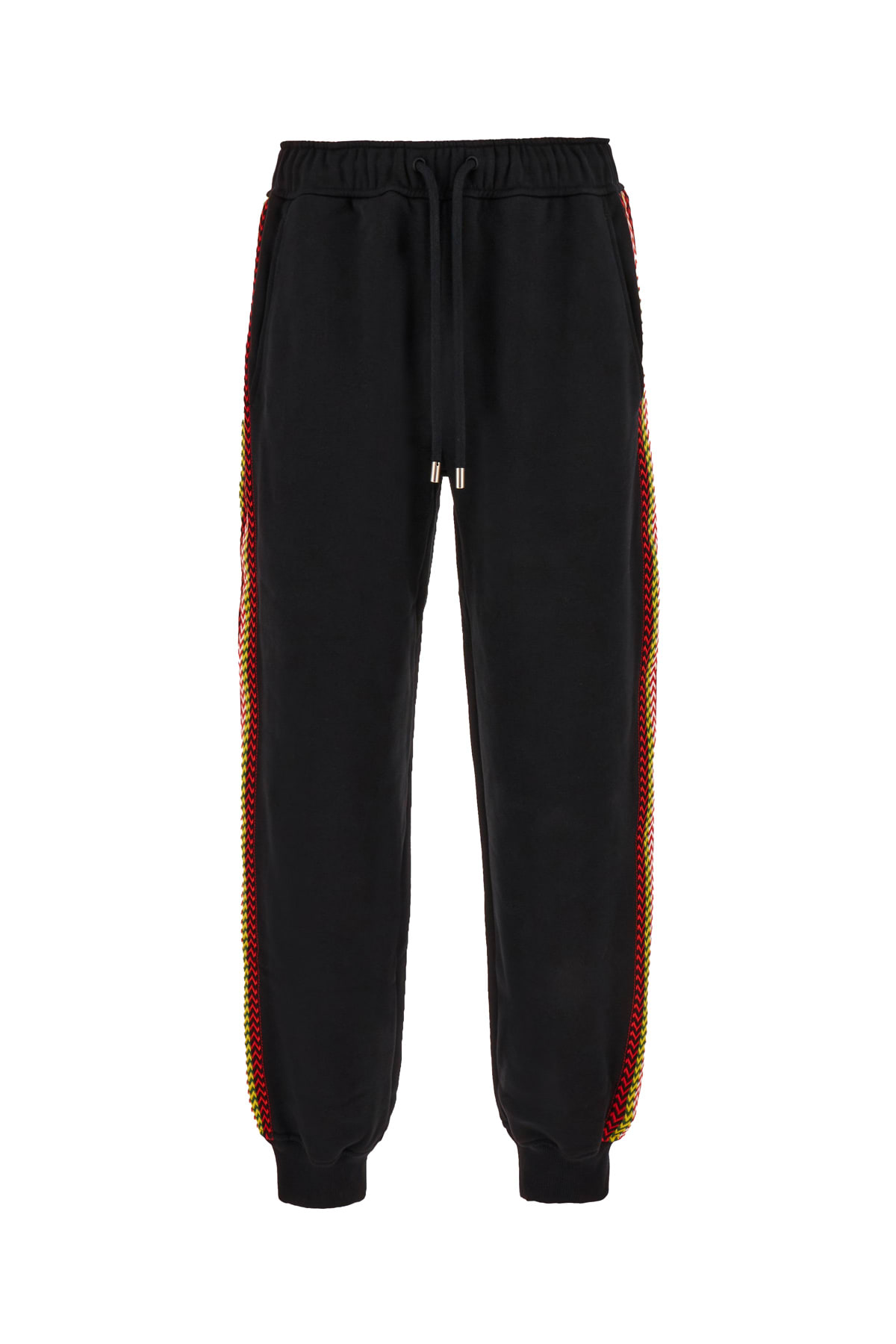 Shop Lanvin Black Cotton Joggers In 10