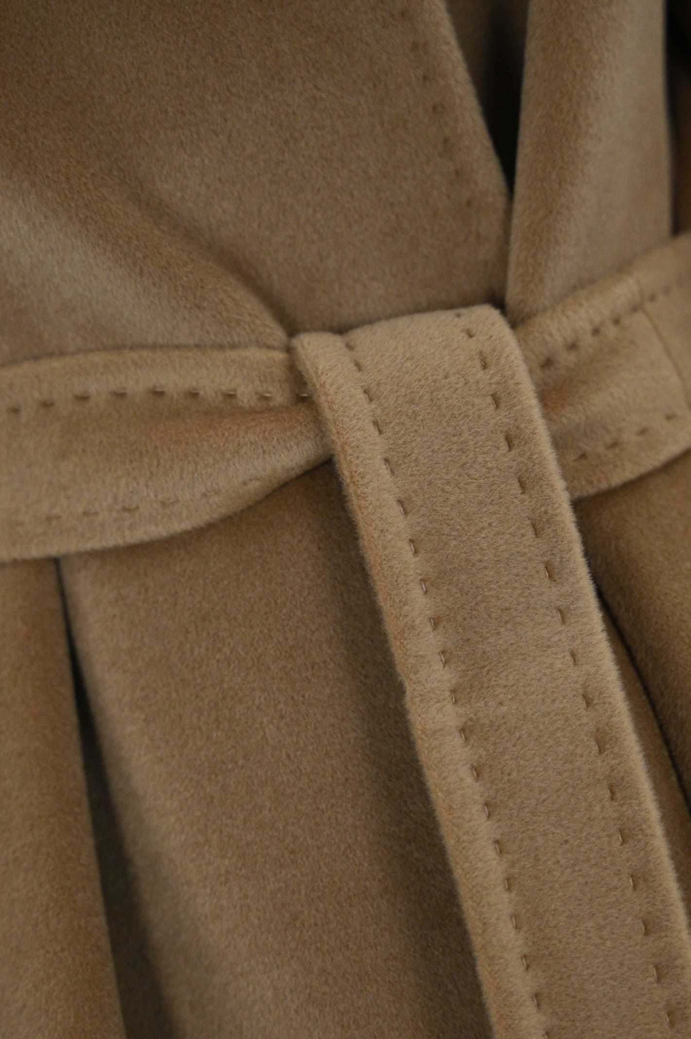 Shop Max Mara Baby Wool Coat In Cammello