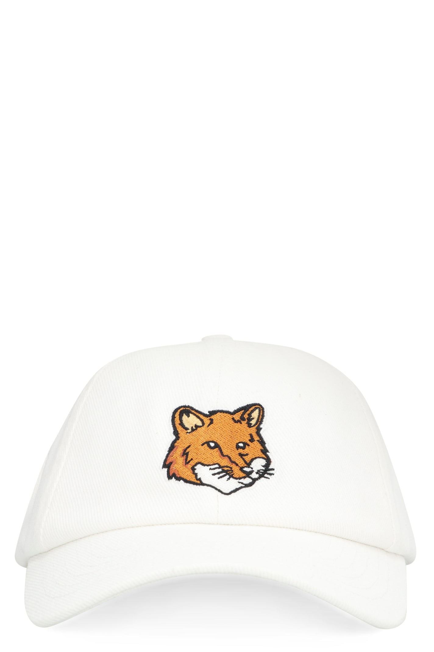 Shop Maison Kitsuné Baseball Cap In White