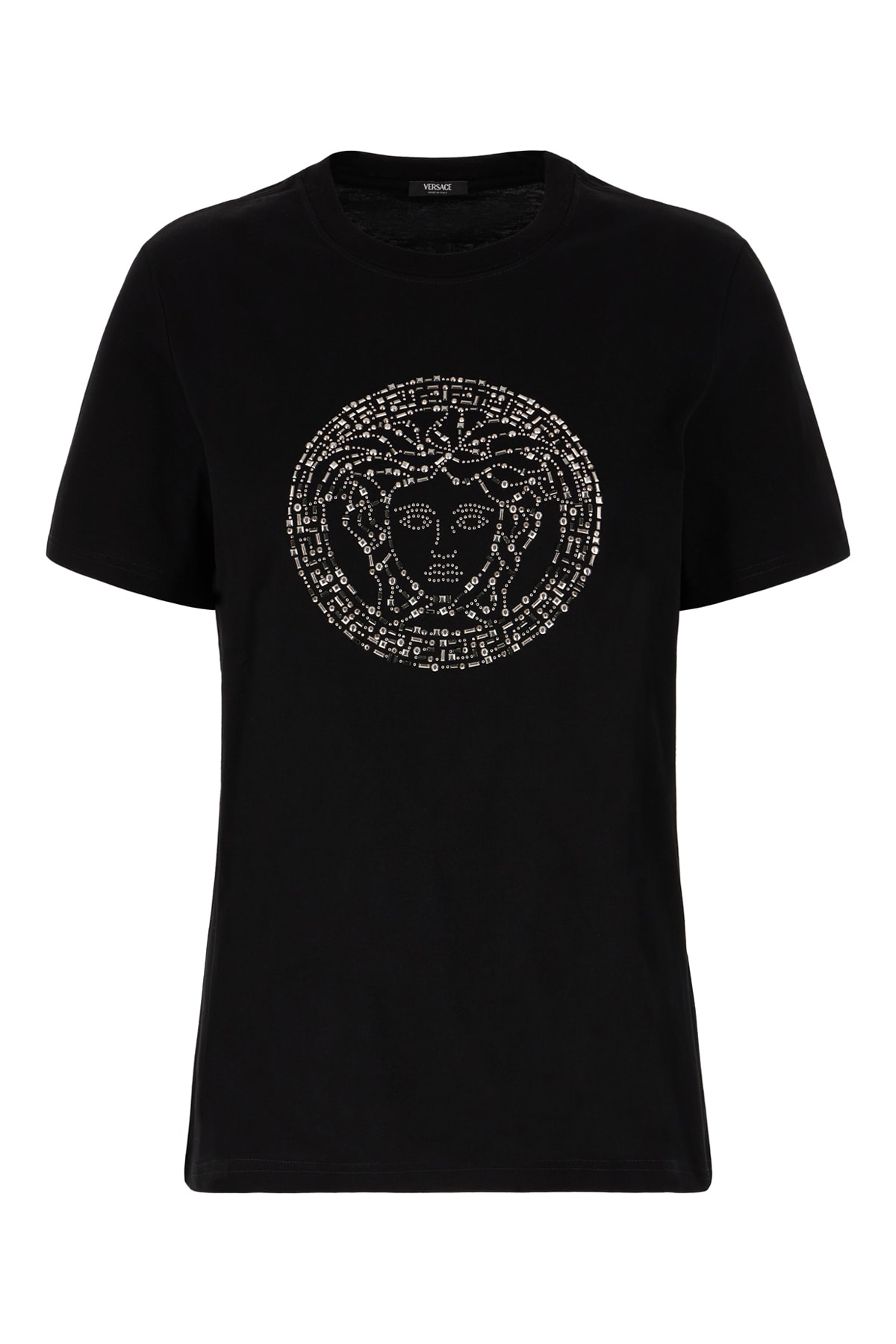 Versace Black Cotton T-shirt