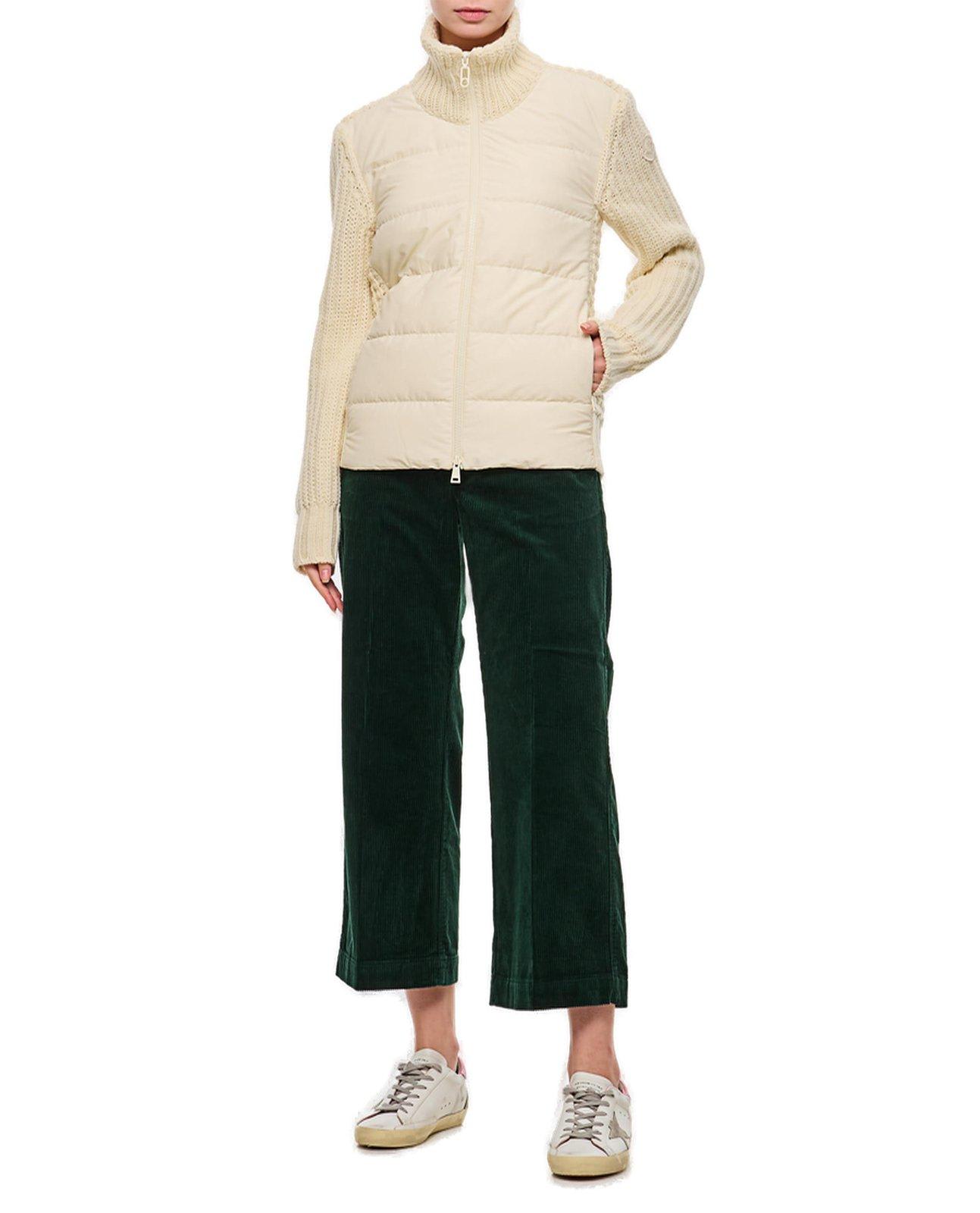 Shop Polo Ralph Lauren Corduroy Wide-leg Cropped Trousers  In Green